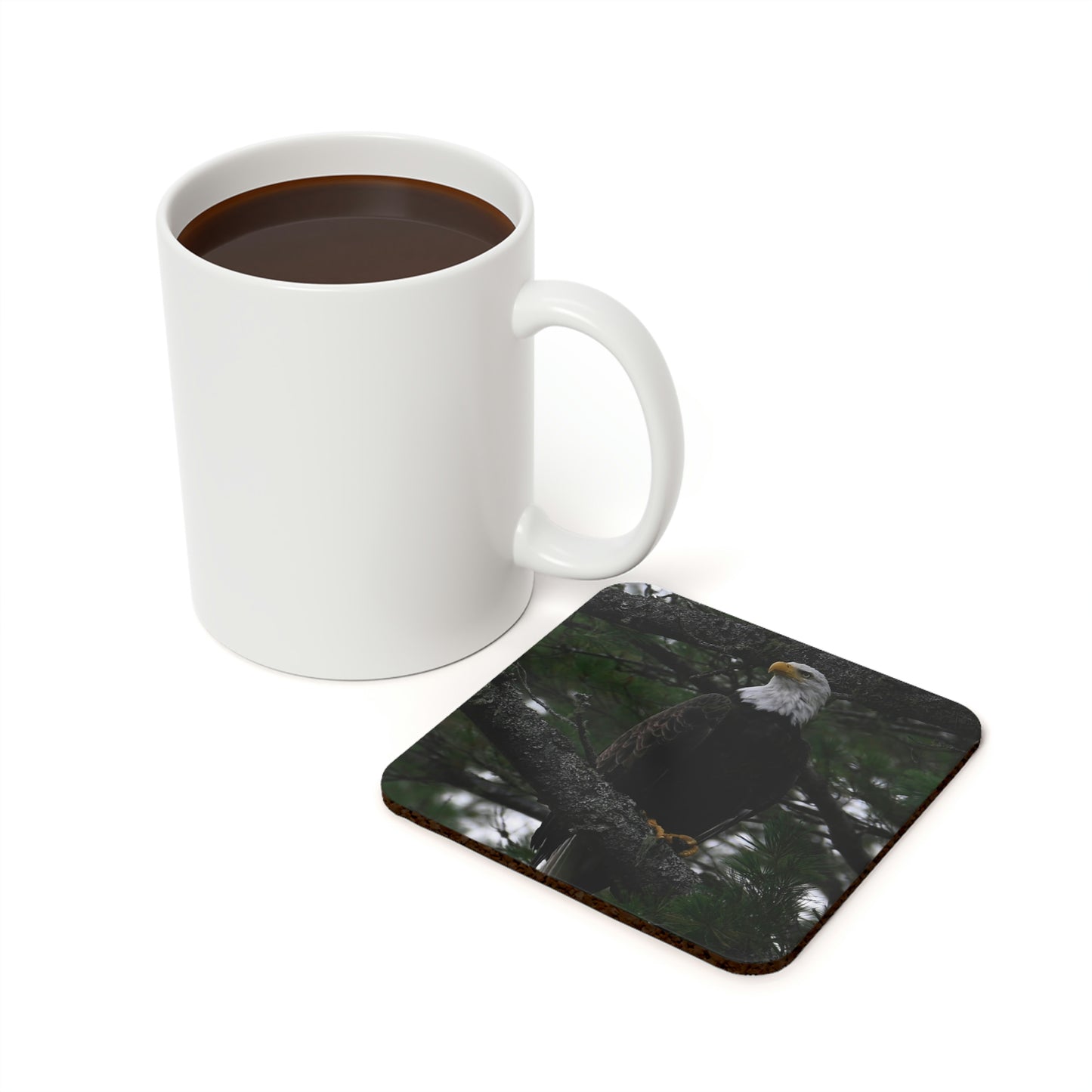 Cork Back Coaster - American Eagle
