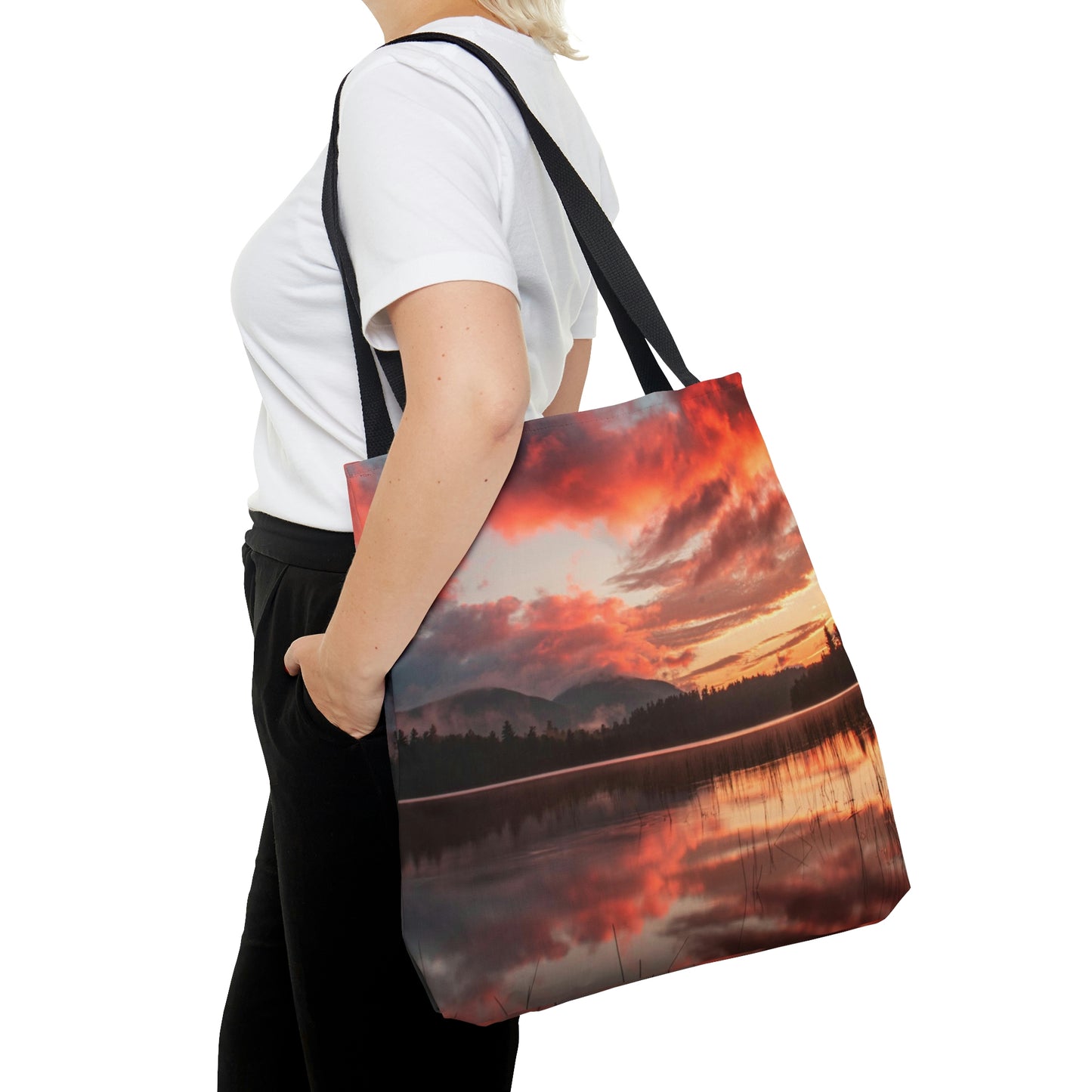 Tote Bag - Connery Pond Sunrise