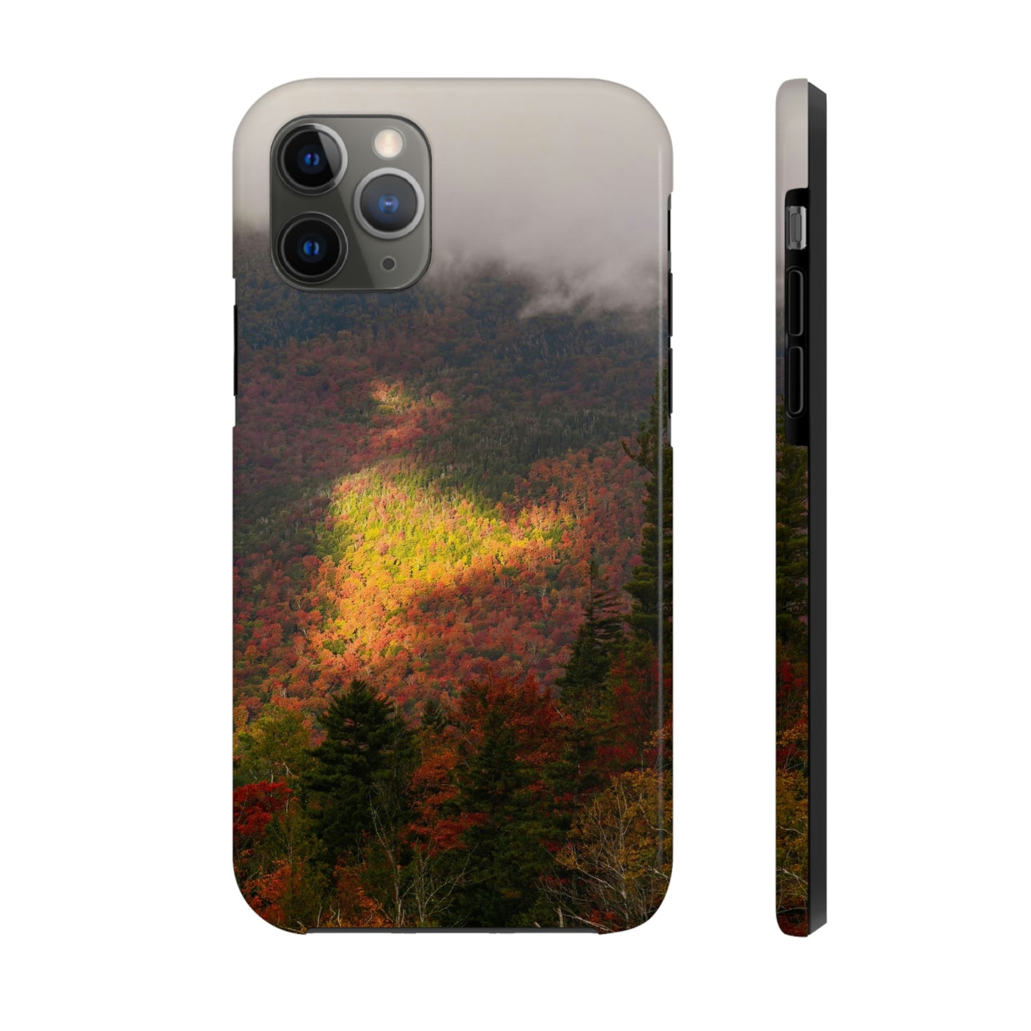 Impact Resistant Phone Case - Adirondack Fall Fog & Foliage