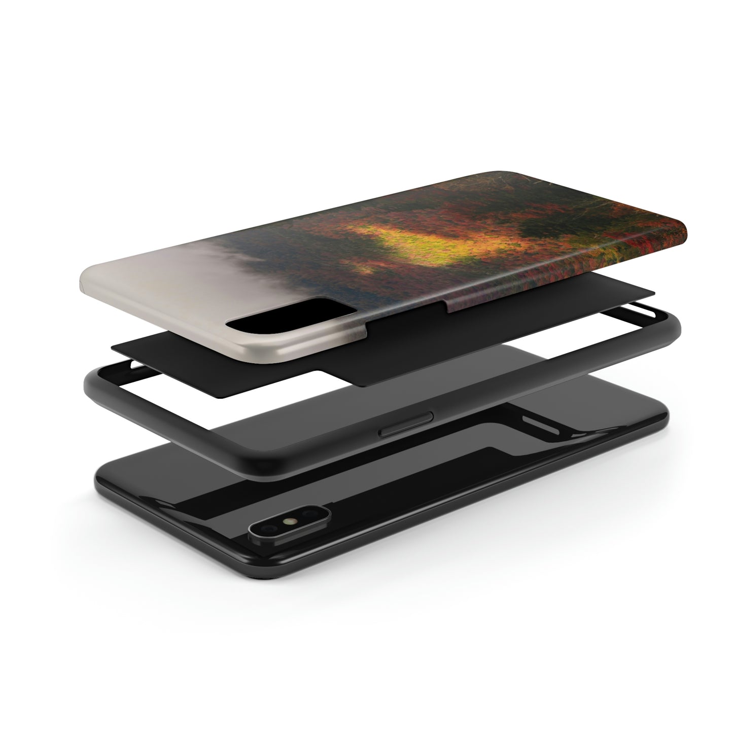 Impact Resistant Phone Case - Adirondack Fall Fog & Foliage