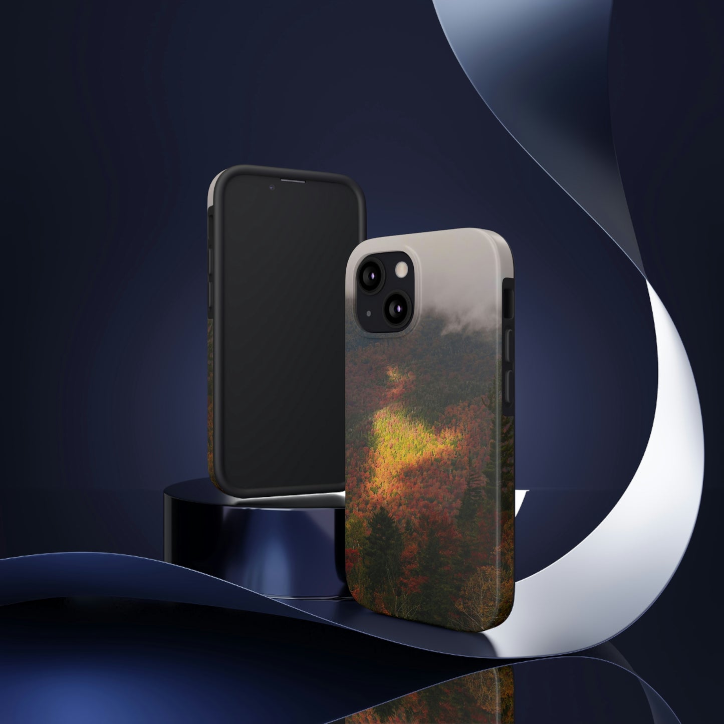 Impact Resistant Phone Case - Adirondack Fall Fog & Foliage