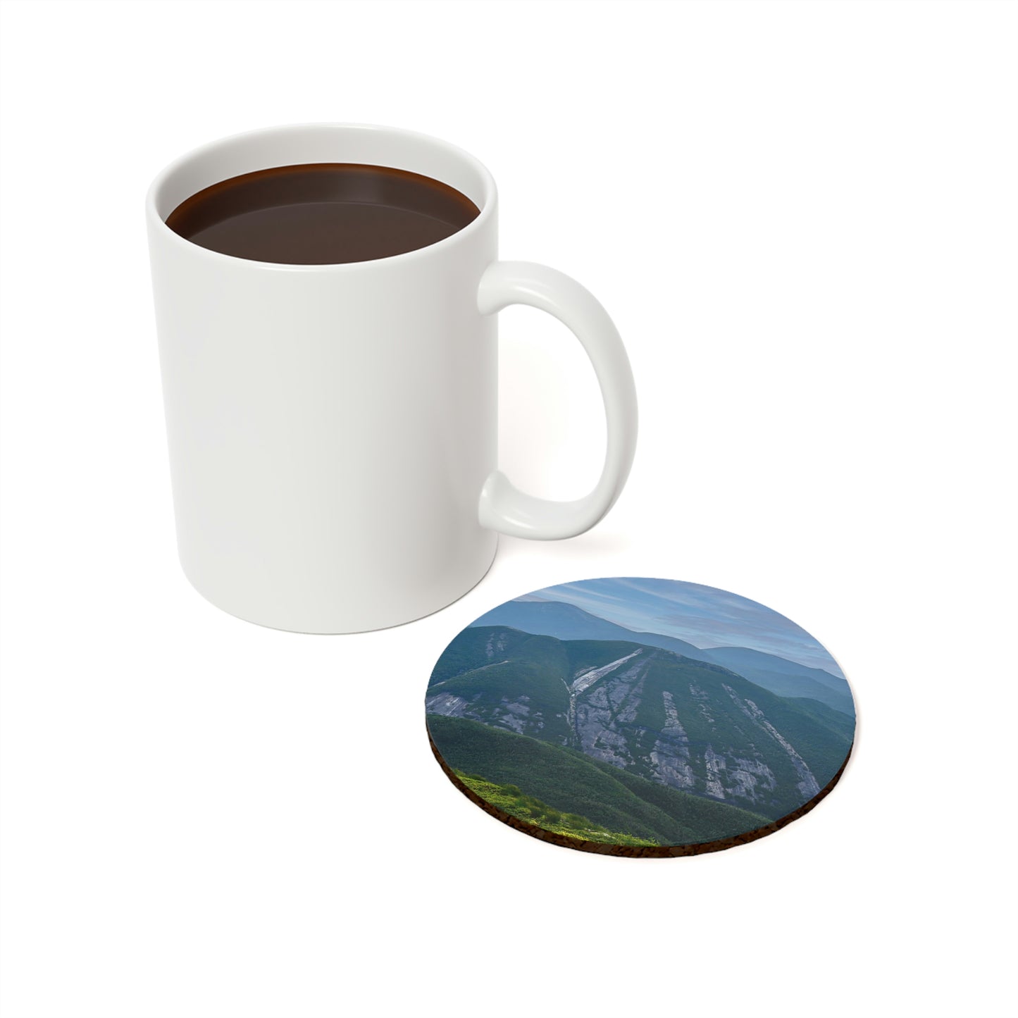 Cork Back Coaster - Mount Colden