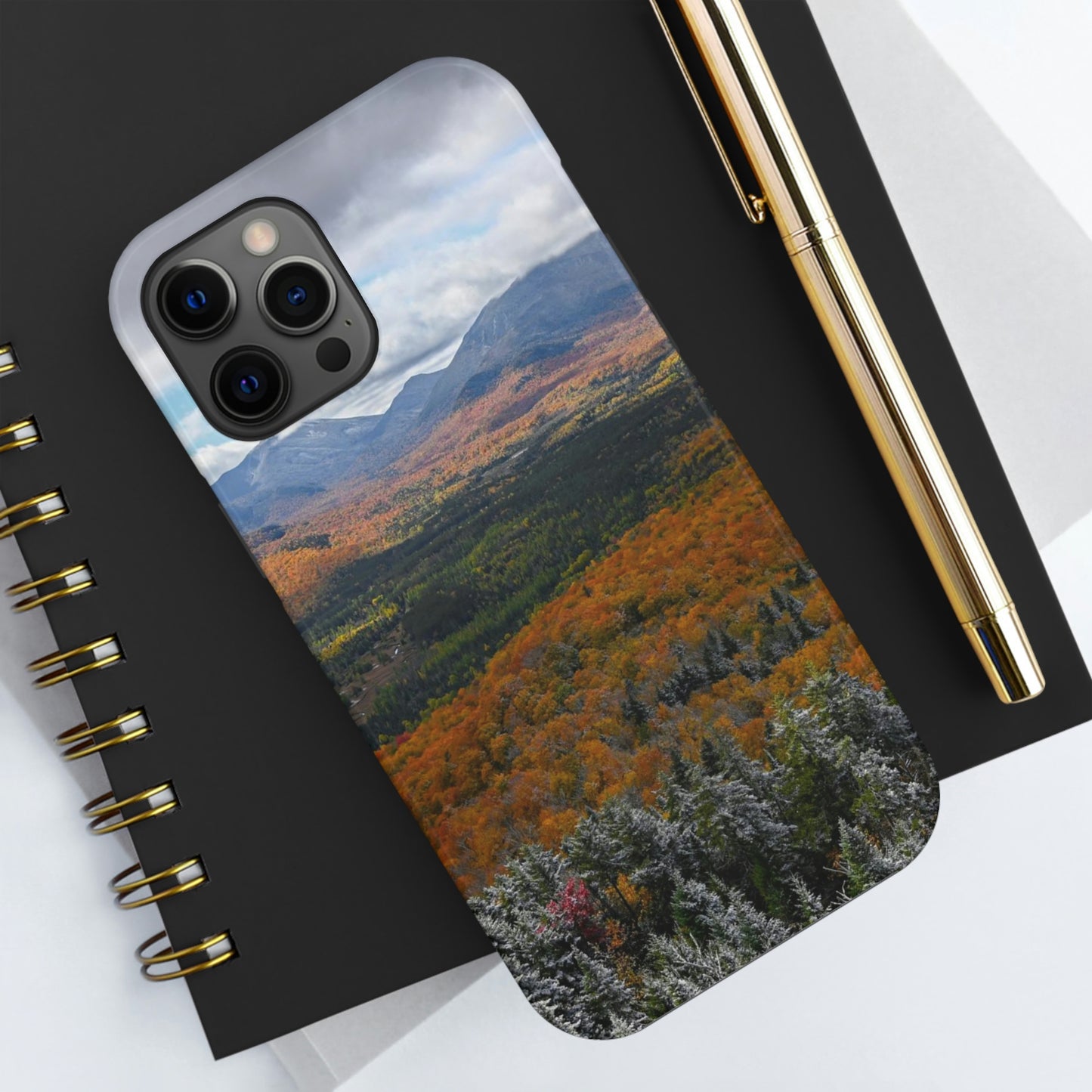 Impact Resistant Phone Case - Frosty Fall Day, Mt. Van Hoevenberg