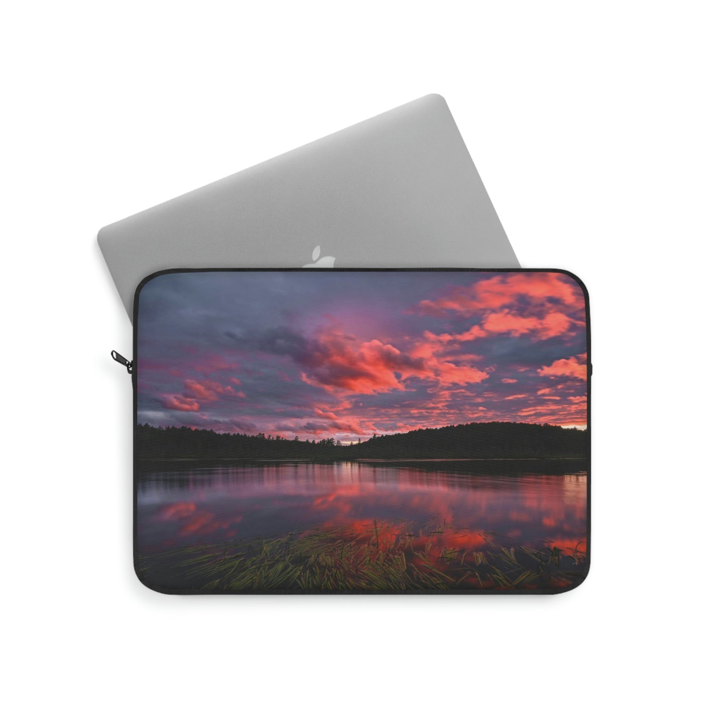 Laptop Sleeve - Reflections of Summer, Colby Lake