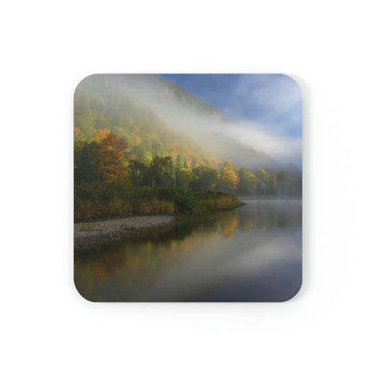 Cork Back Coaster - Ausable River
