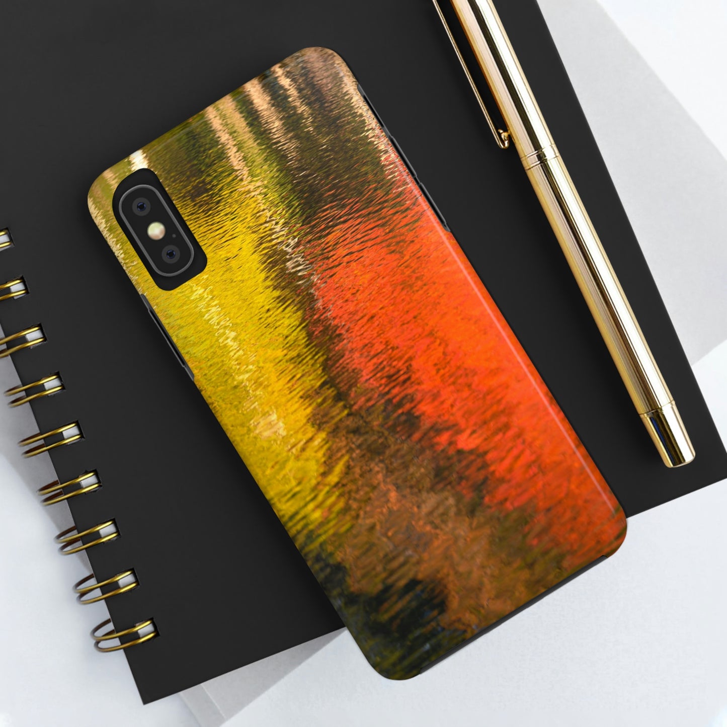 Impact Resistant Phone Case - Reflections of Autumn