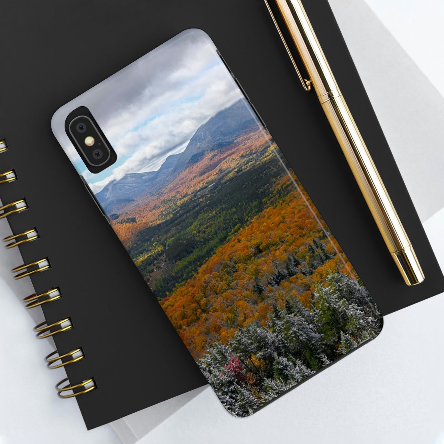 Impact Resistant Phone Case - Frosty Fall Day, Mt. Van Hoevenberg