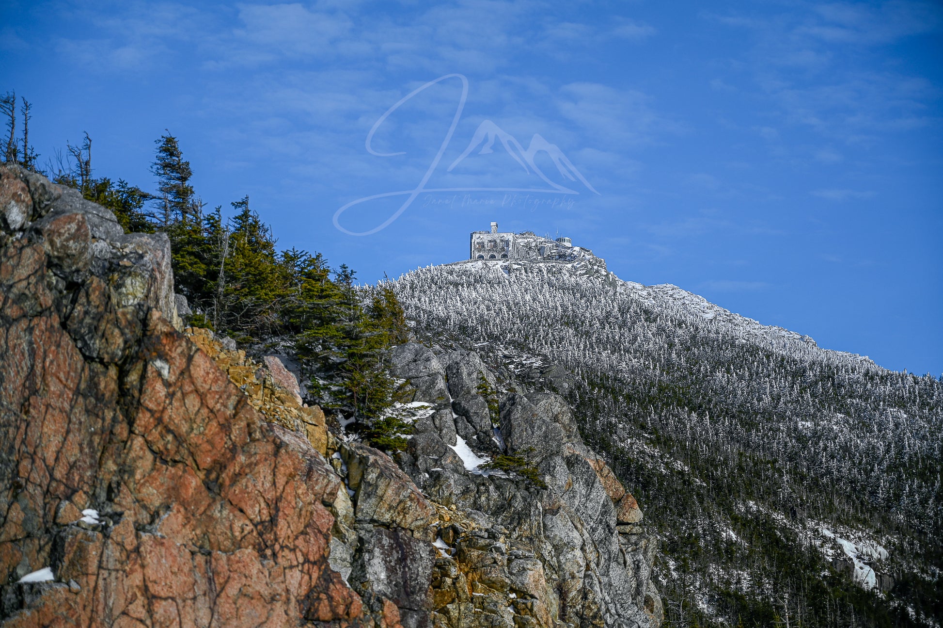 print of Whiteface mountain castle