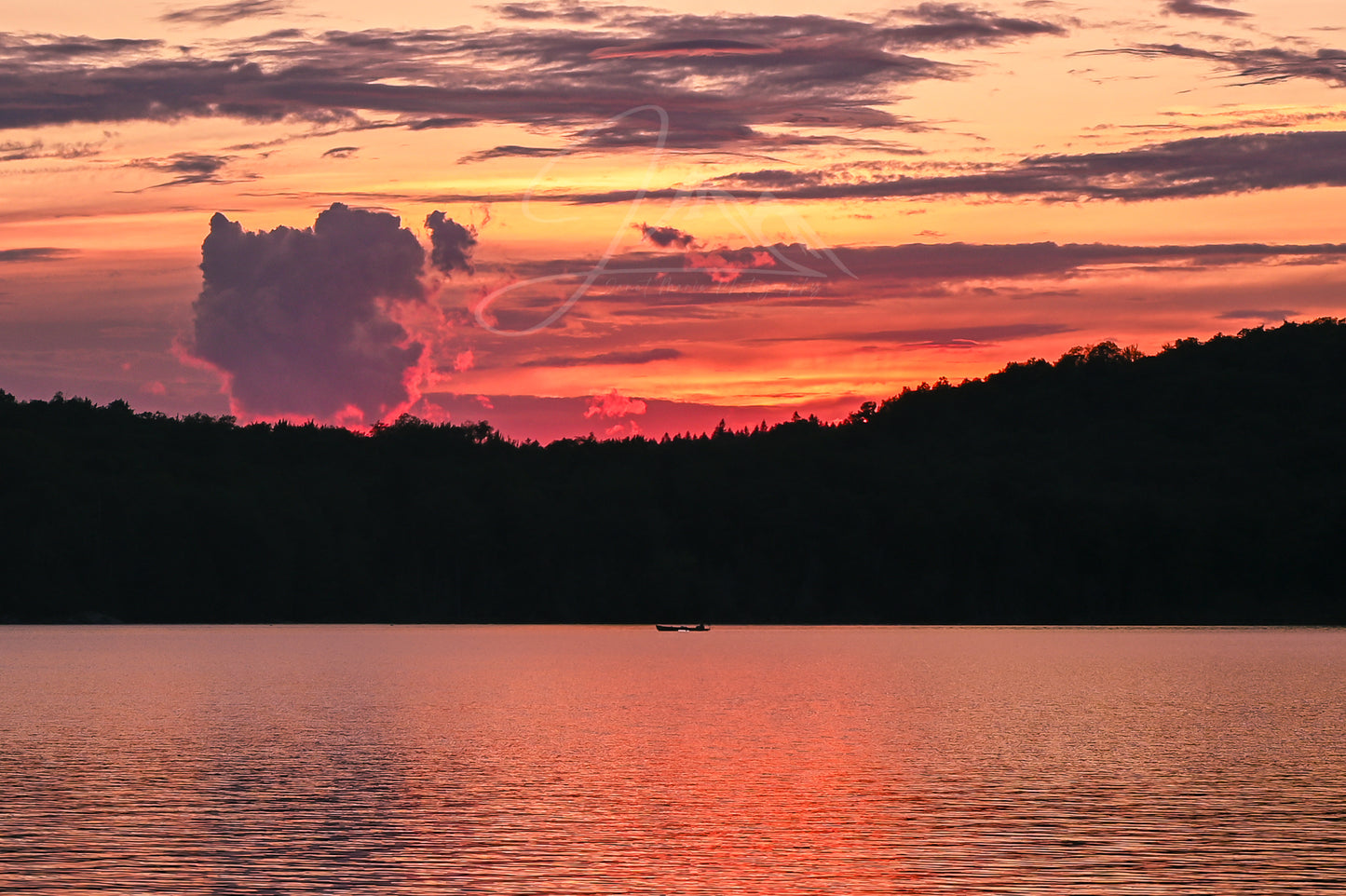 lake colby sunset