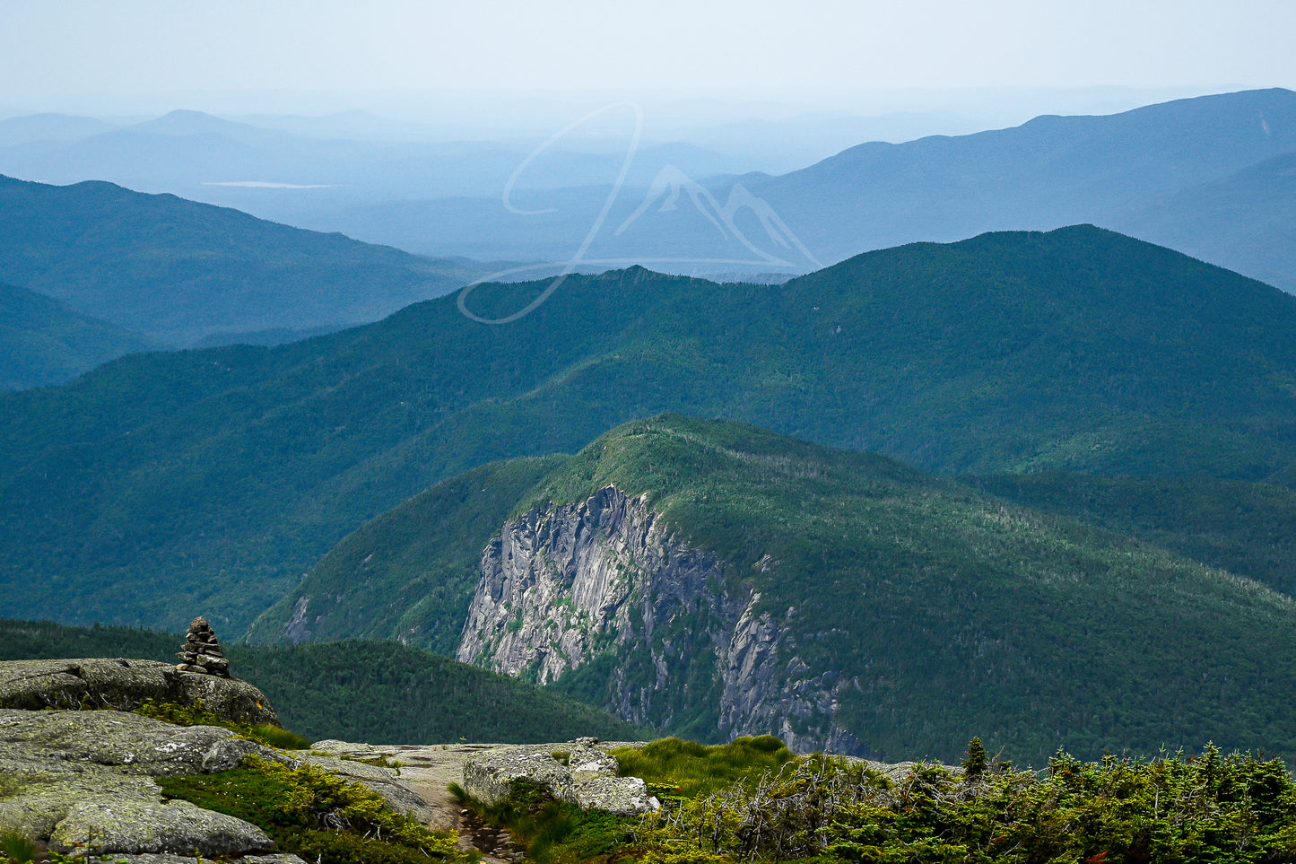 print of Wallface Mountain