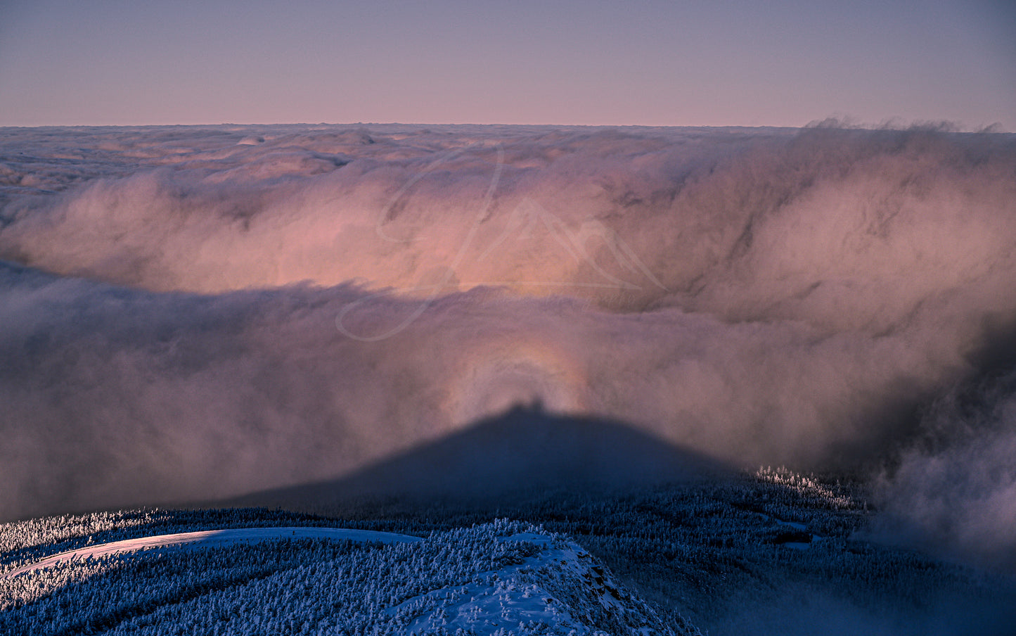 Brocken Spectre from Whiteface Mountain Print