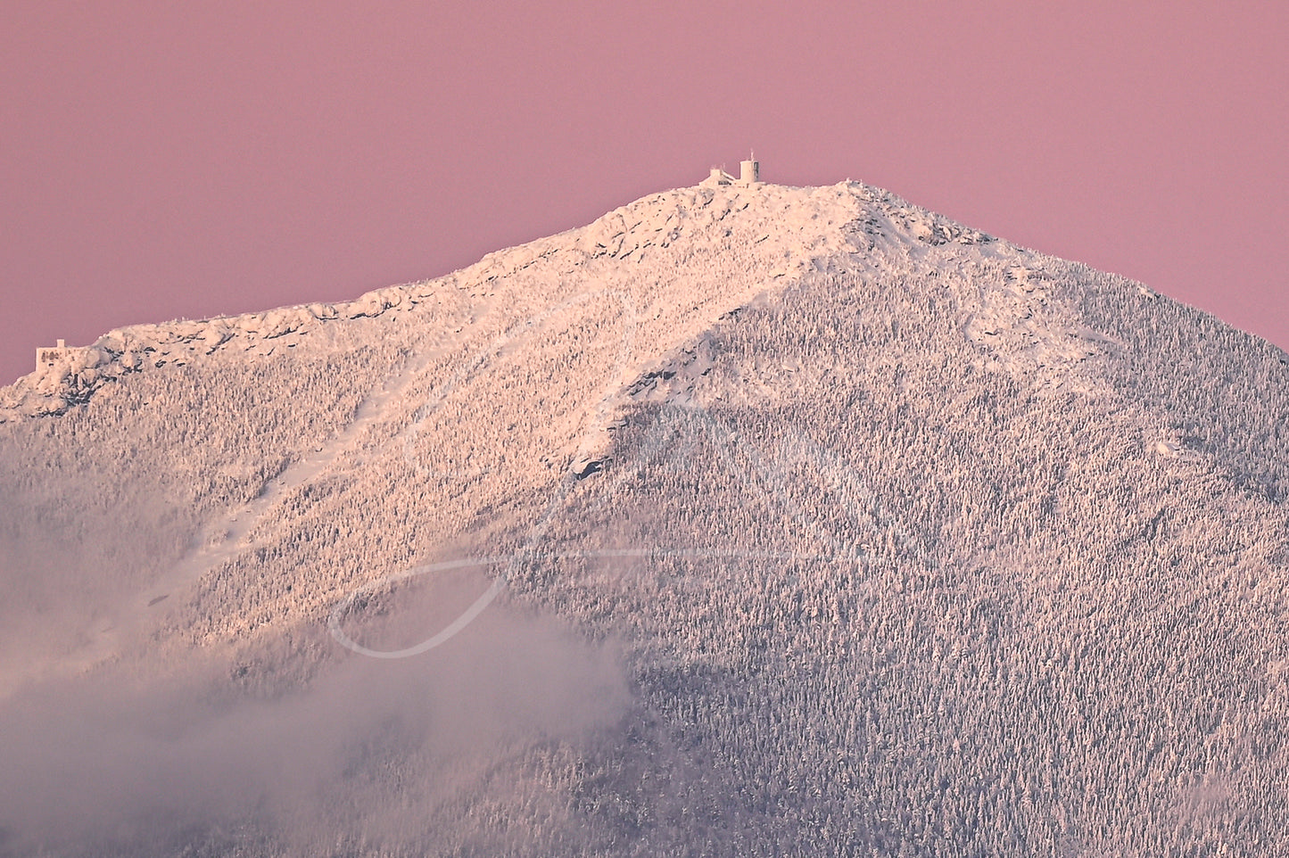 Print of Whiteface at sunset