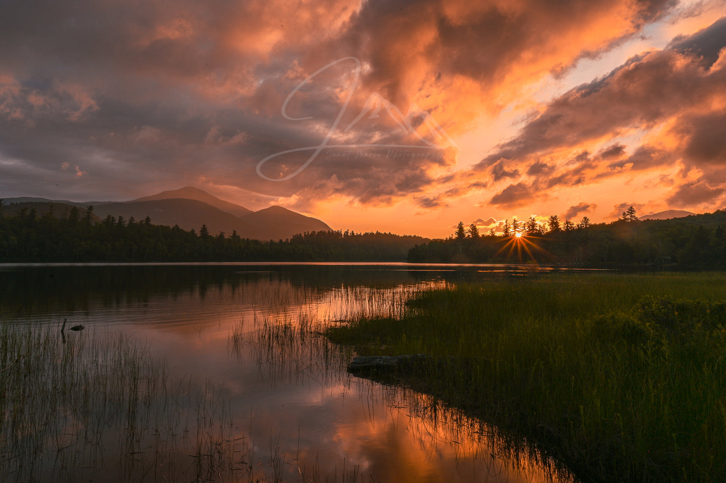 print of a Sunrise at Connery Pond