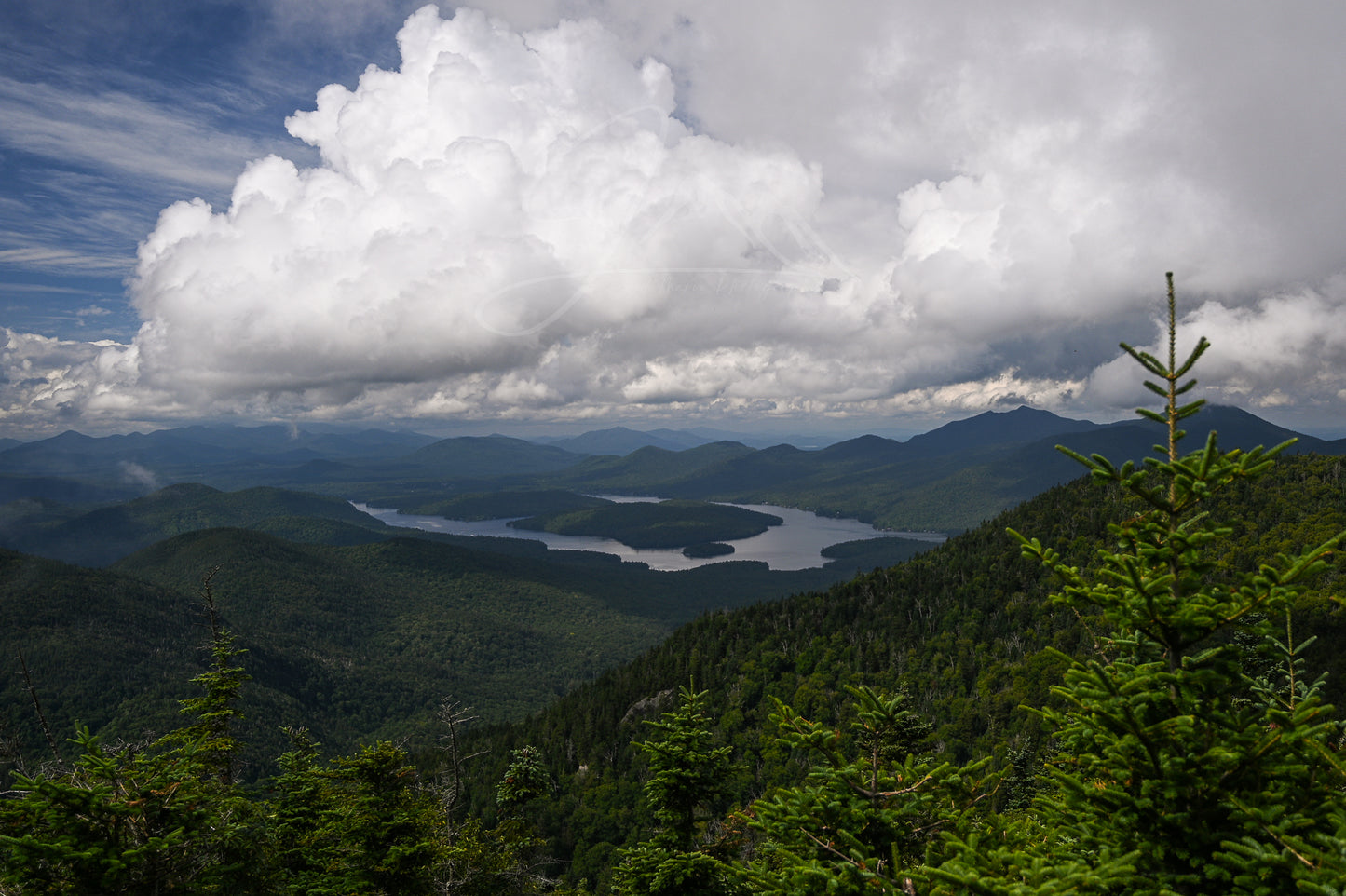 print of lake placid