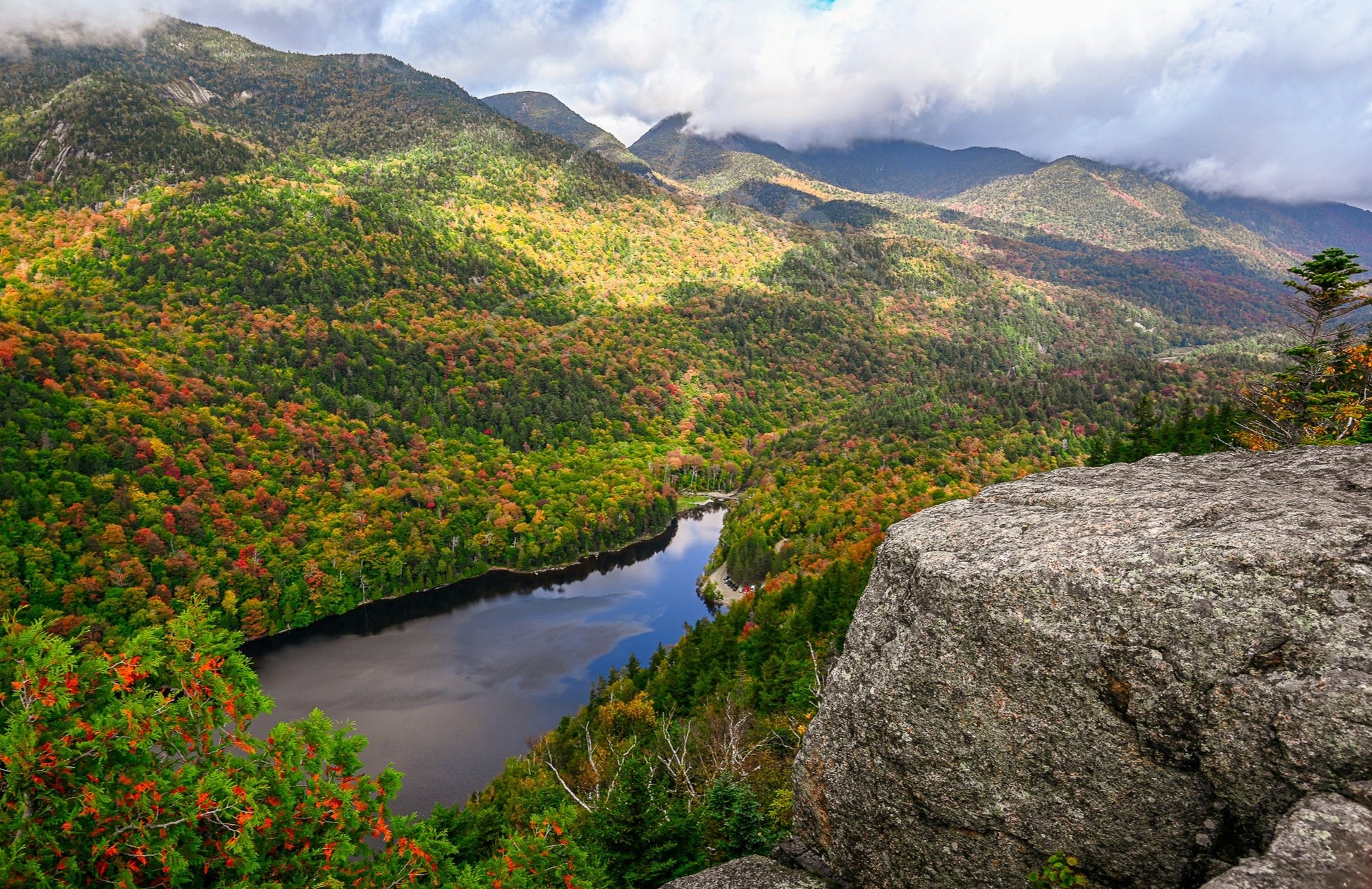 print of Lower Ausable Lake