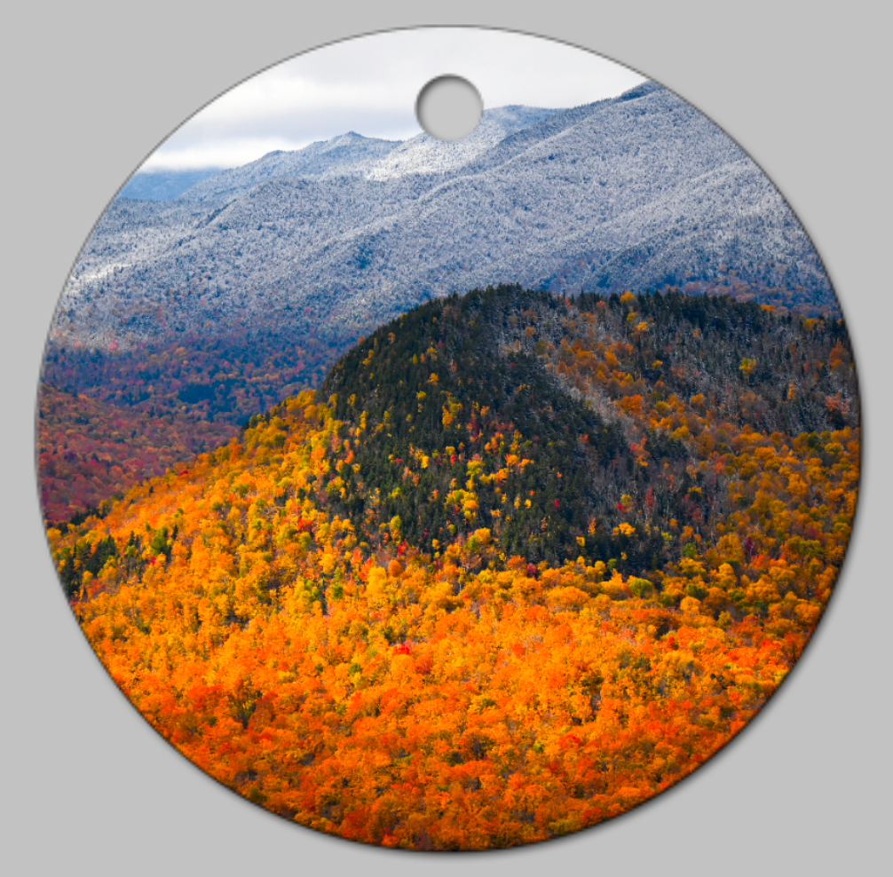 adirondack snow and foliage