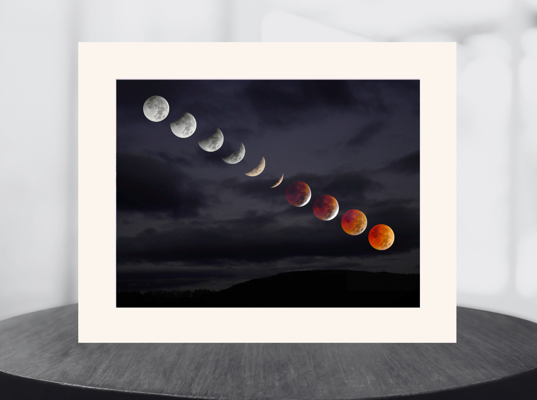 Blood Moon Lunar Eclipse From Lake Placid
