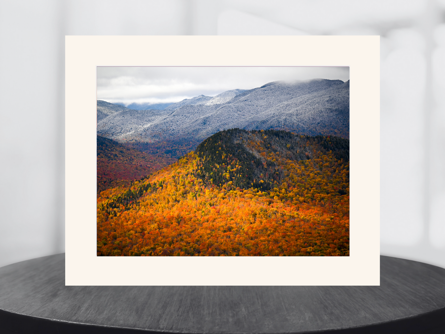 Adirondack Autumn Snow in the mountains