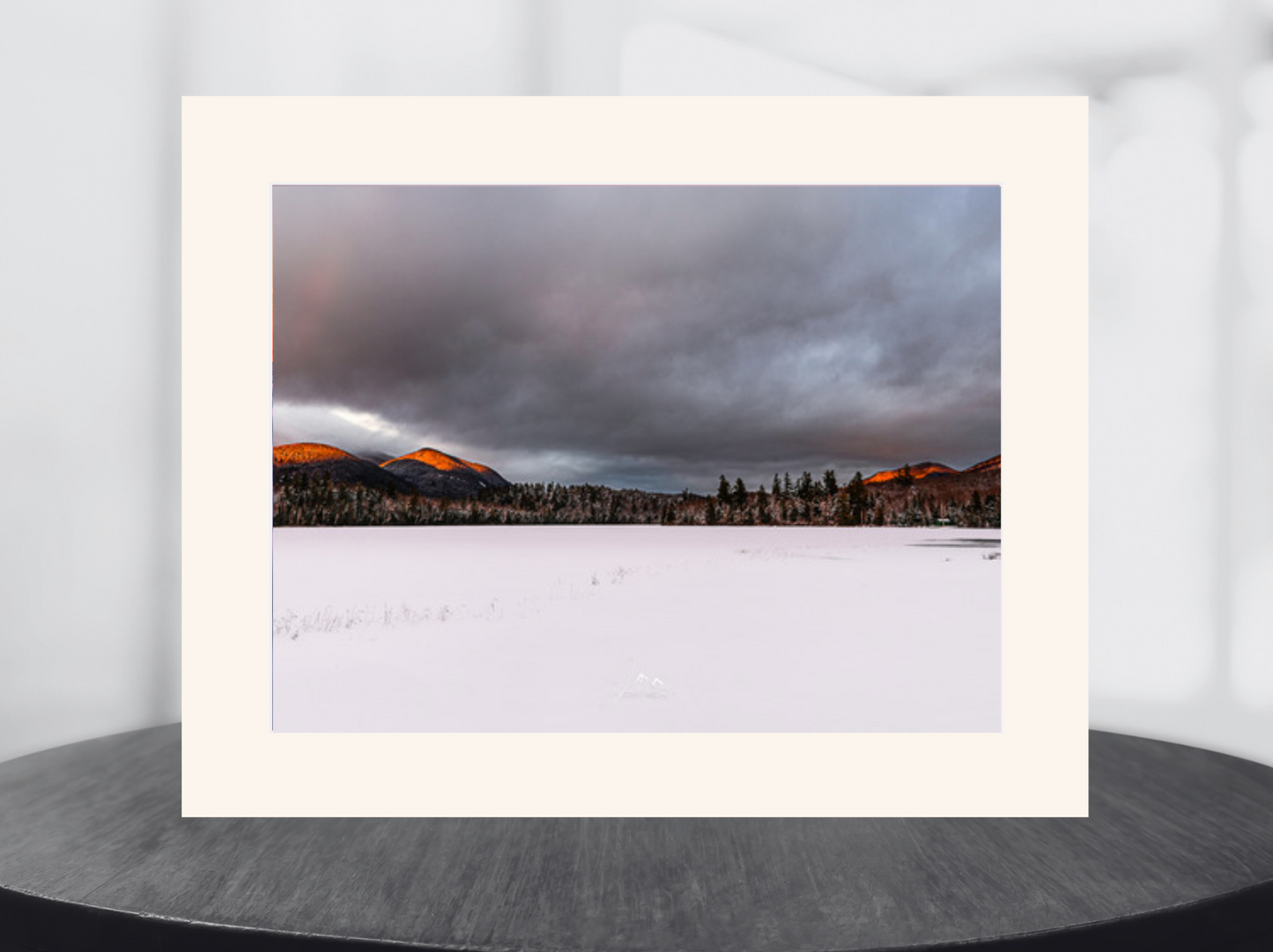 alpenglow in the adirondacks wall art