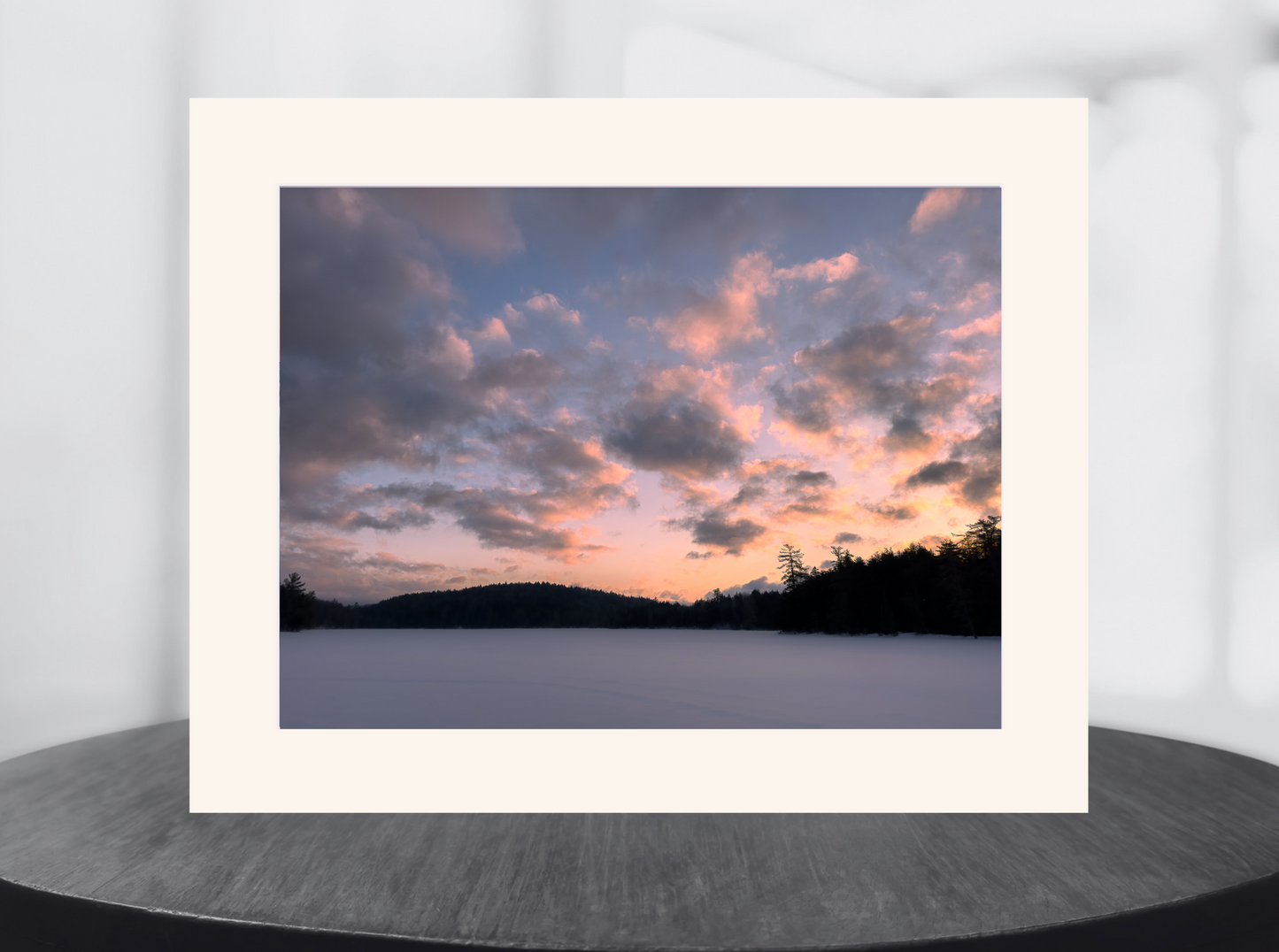 print of a Sunrise in the Adirondack Wilderness