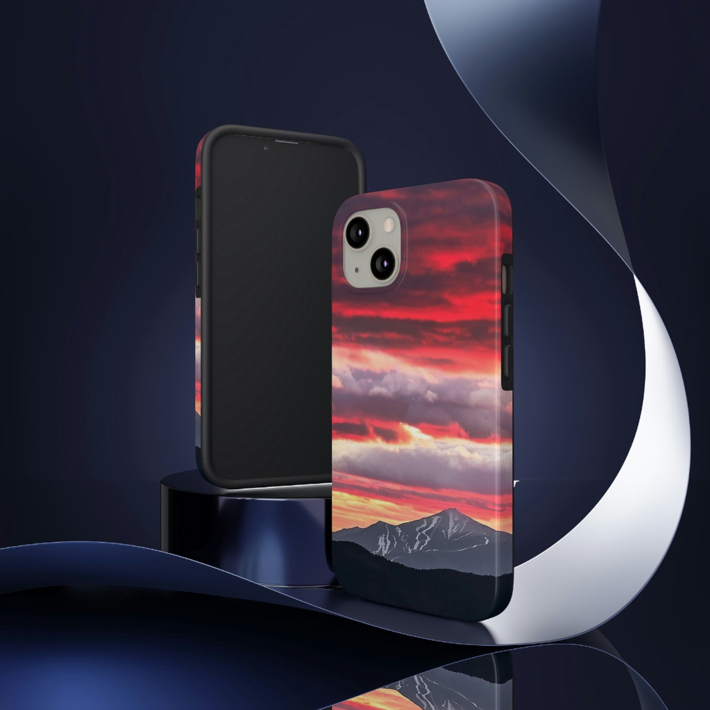 Impact Resistant Phone Case - Whiteface Mt. Sunset