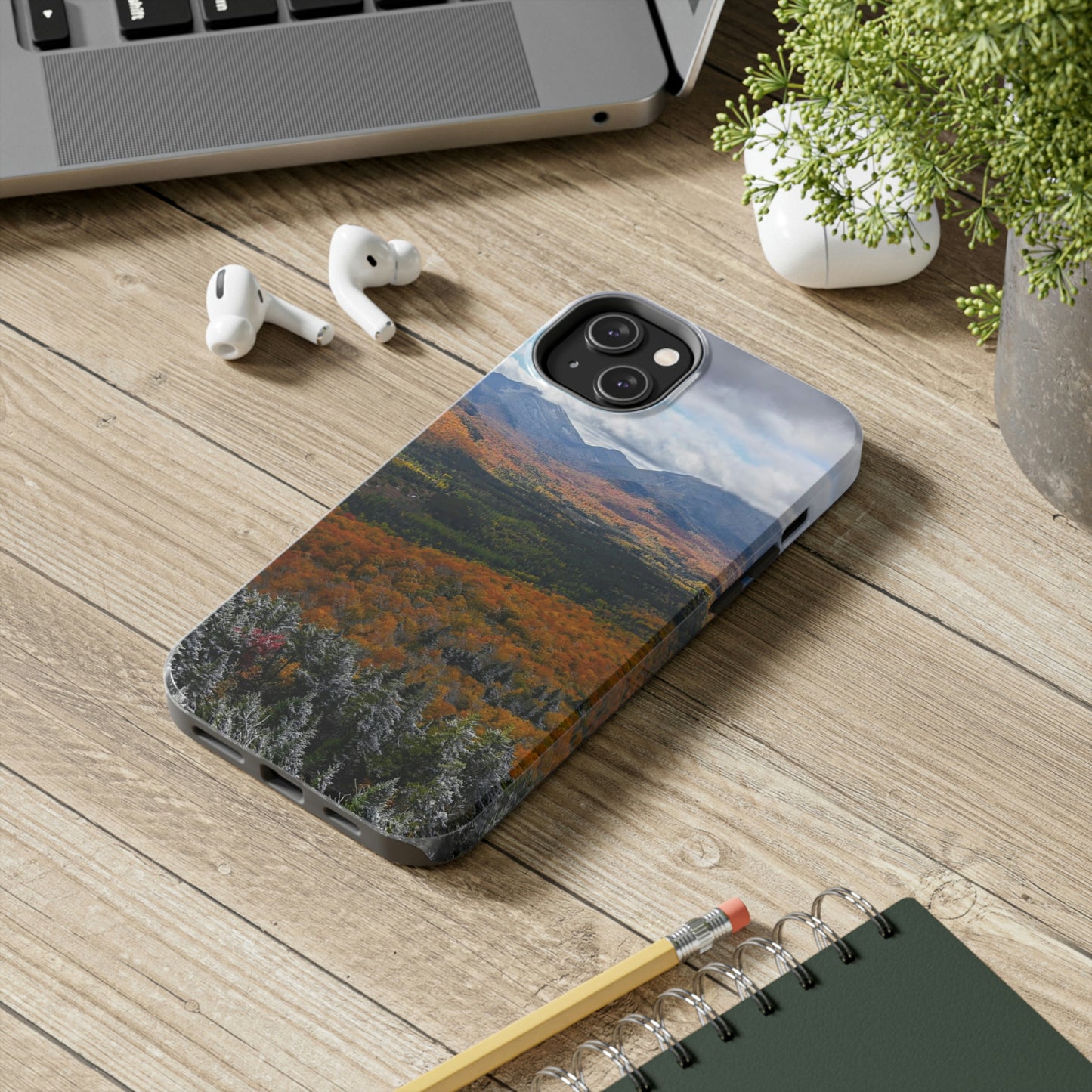 Impact Resistant Phone Case - Frosty Fall Day, Mt. Van Hoevenberg