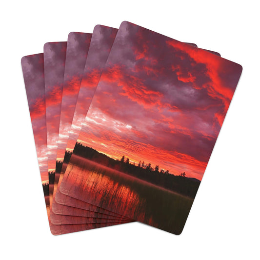 Playing Cards - Fire in the Sky