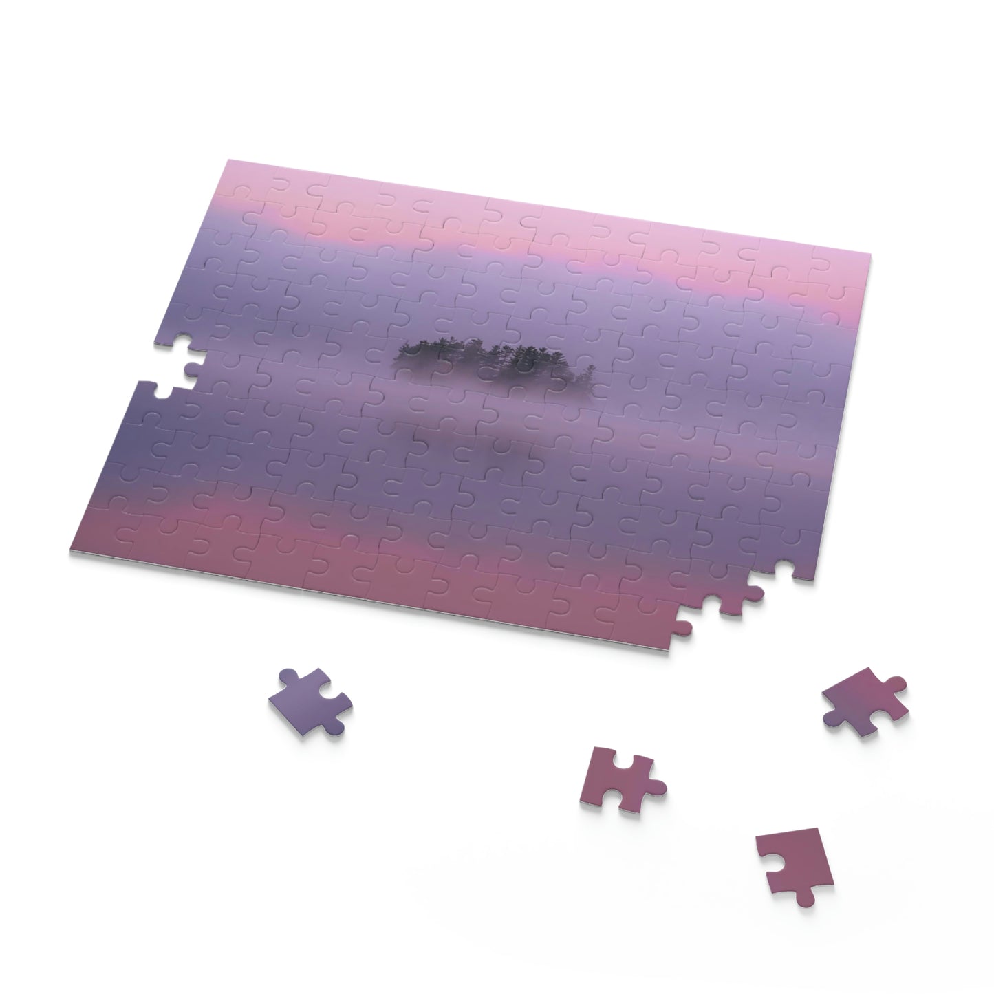 Puzzle - Crisp Autumn Sunrise, Tupper Lake
