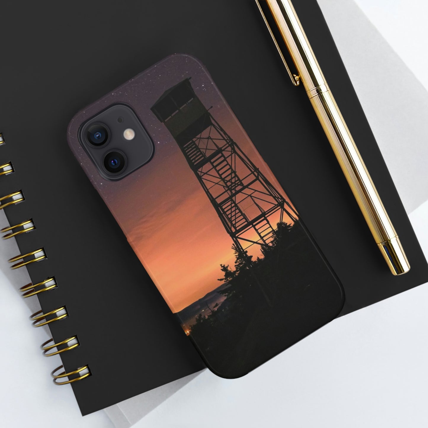 Impact Resistant Phone Case - Starry Night, Bald Mt.