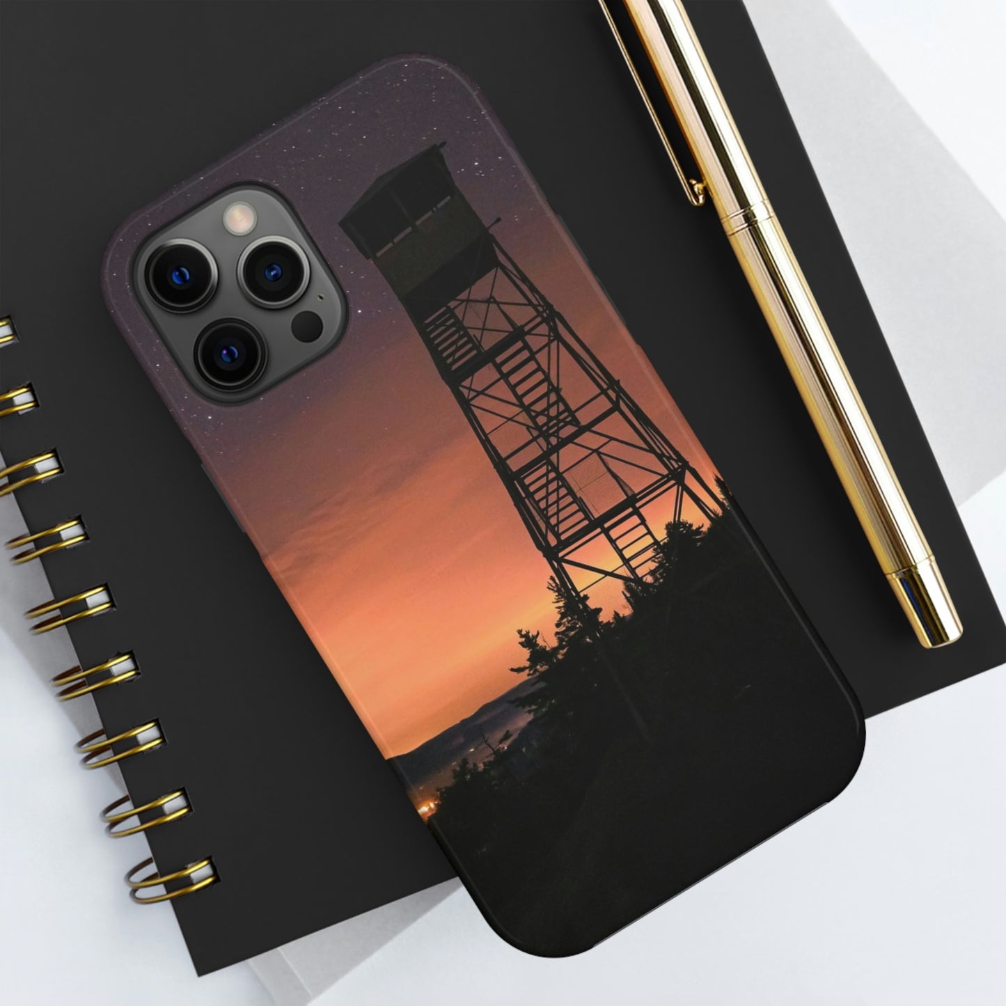 Impact Resistant Phone Case - Starry Night, Bald Mt.