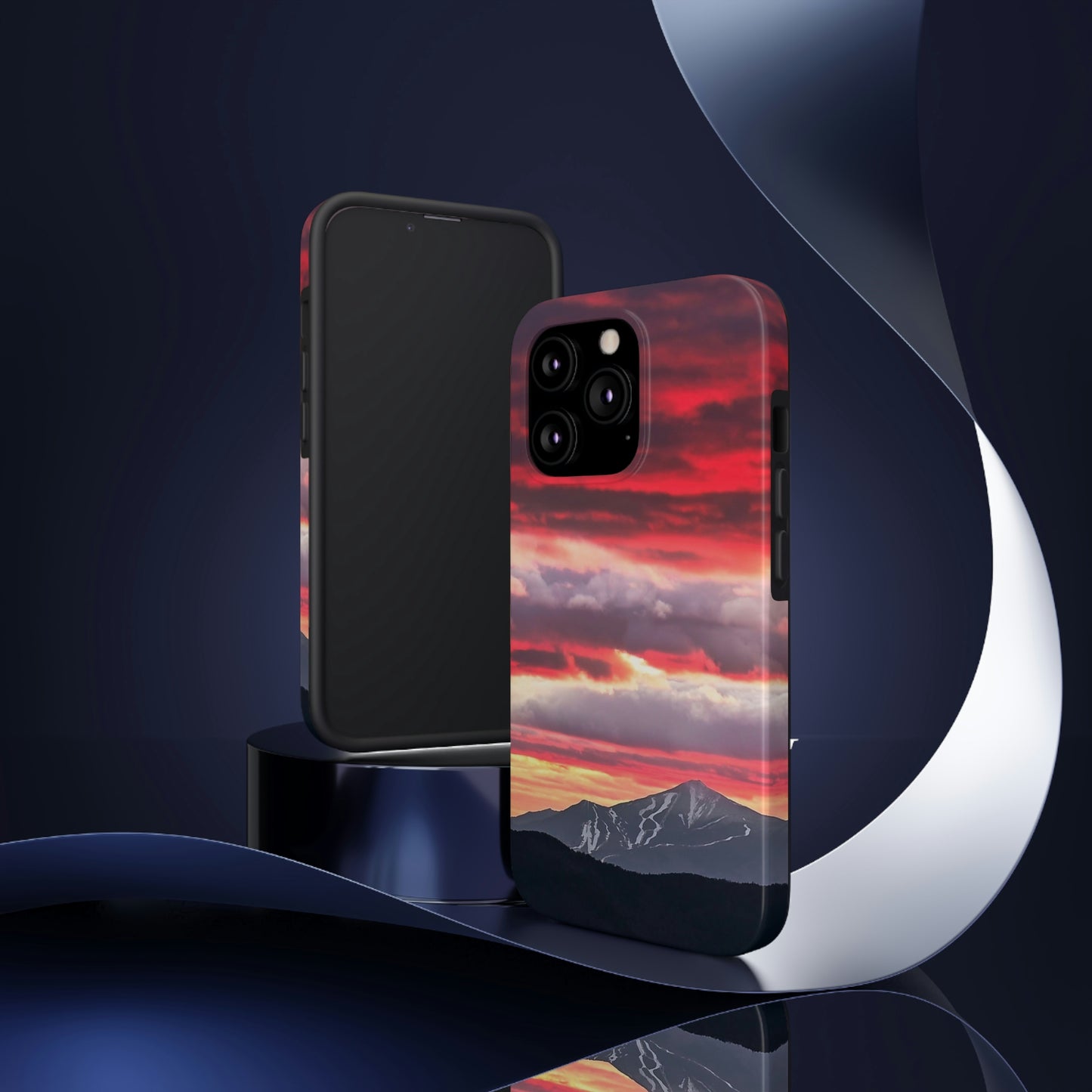 Impact Resistant Phone Case - Whiteface Mt. Sunset