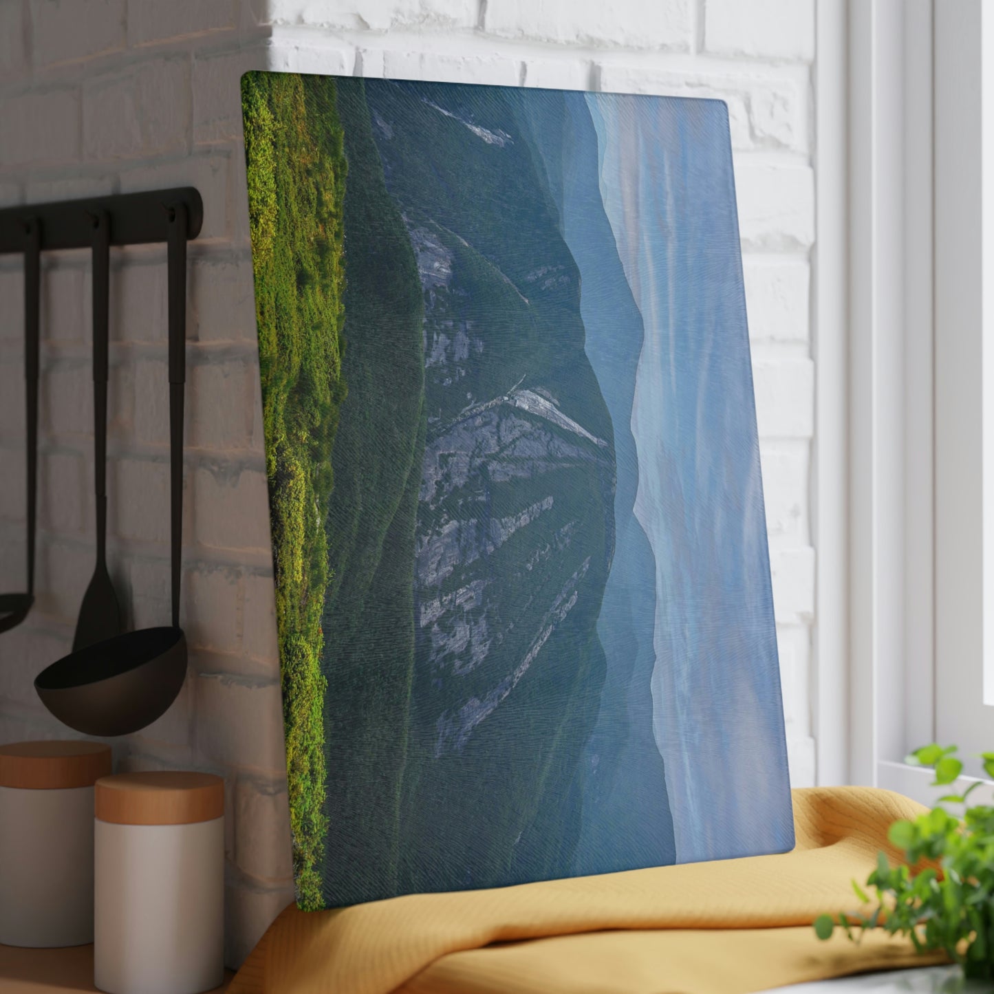 Glass Cutting Board - Mount Colden