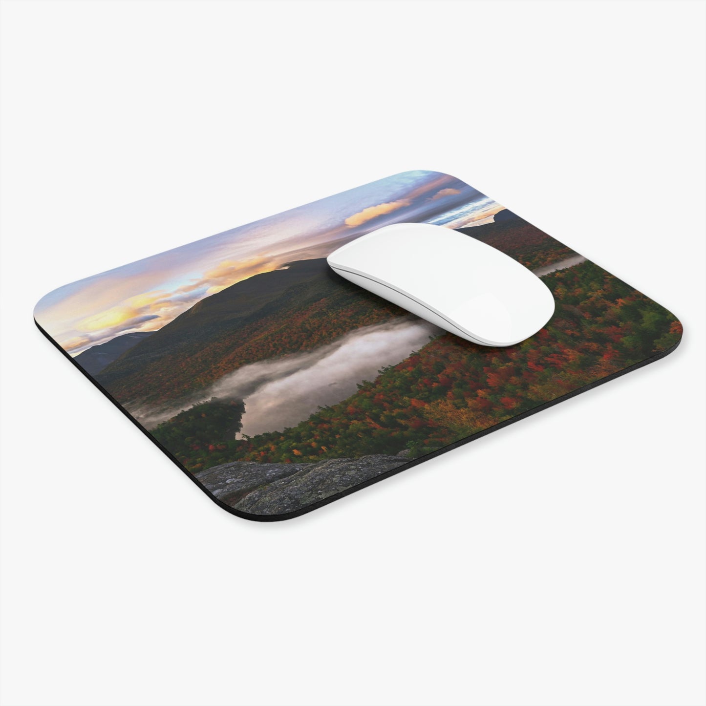 Autumn Sunrise over Heart Lake Mouse Pad