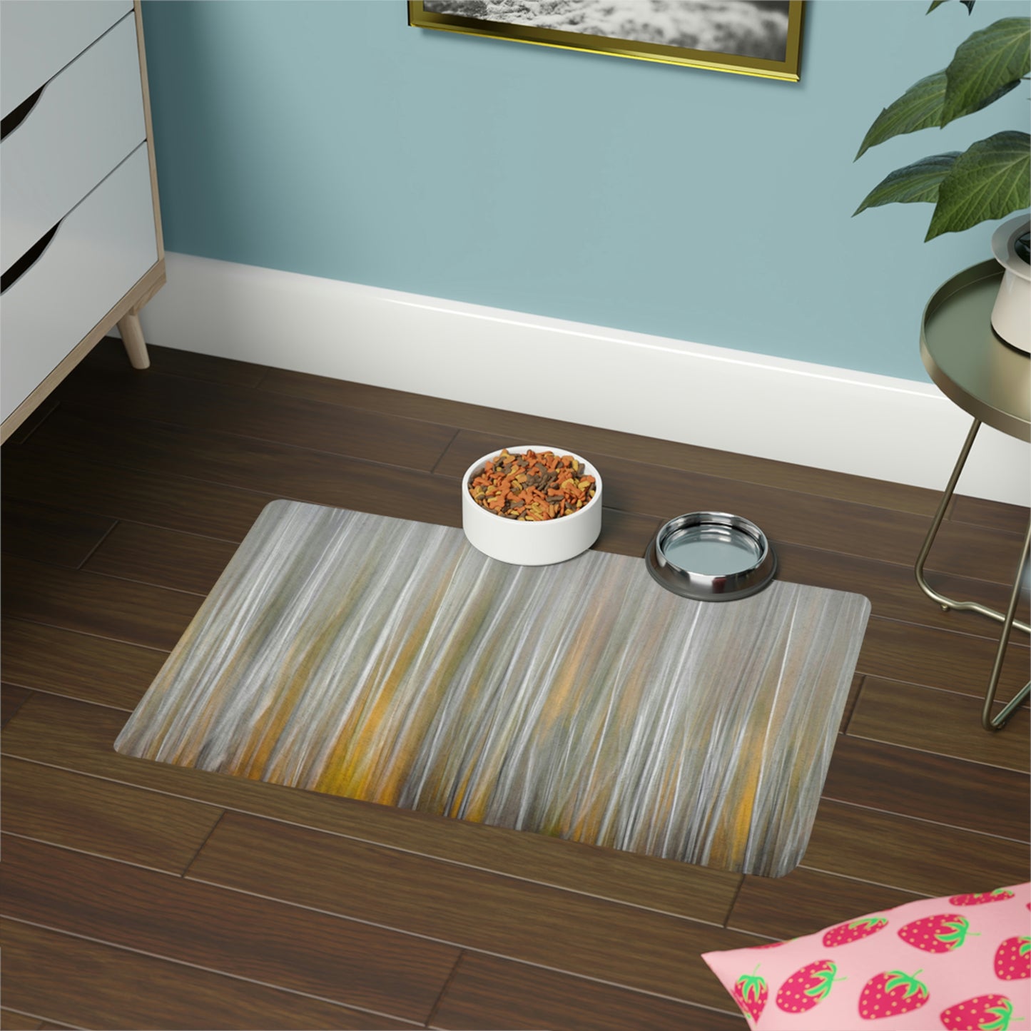 Pet Food Mat - Abstract Autumn