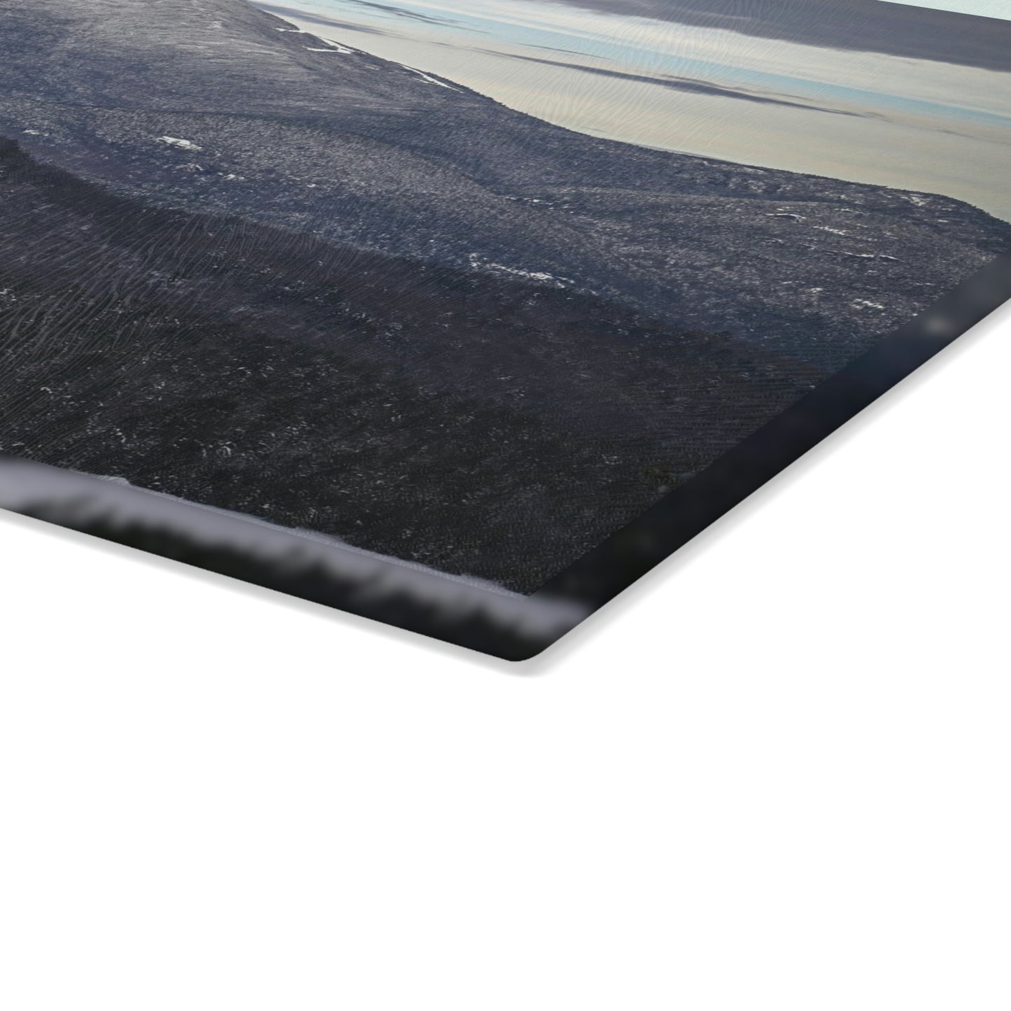 Glass Cutting Board - Mountain Town