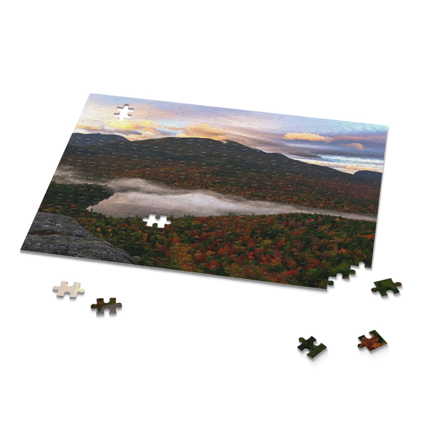 Puzzle - Autumn Sunrise over Heart Lake