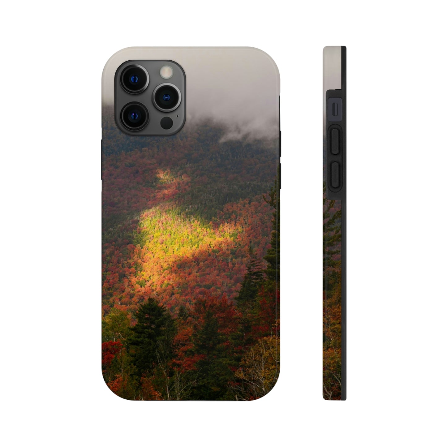 Impact Resistant Phone Case - Adirondack Fall Fog & Foliage