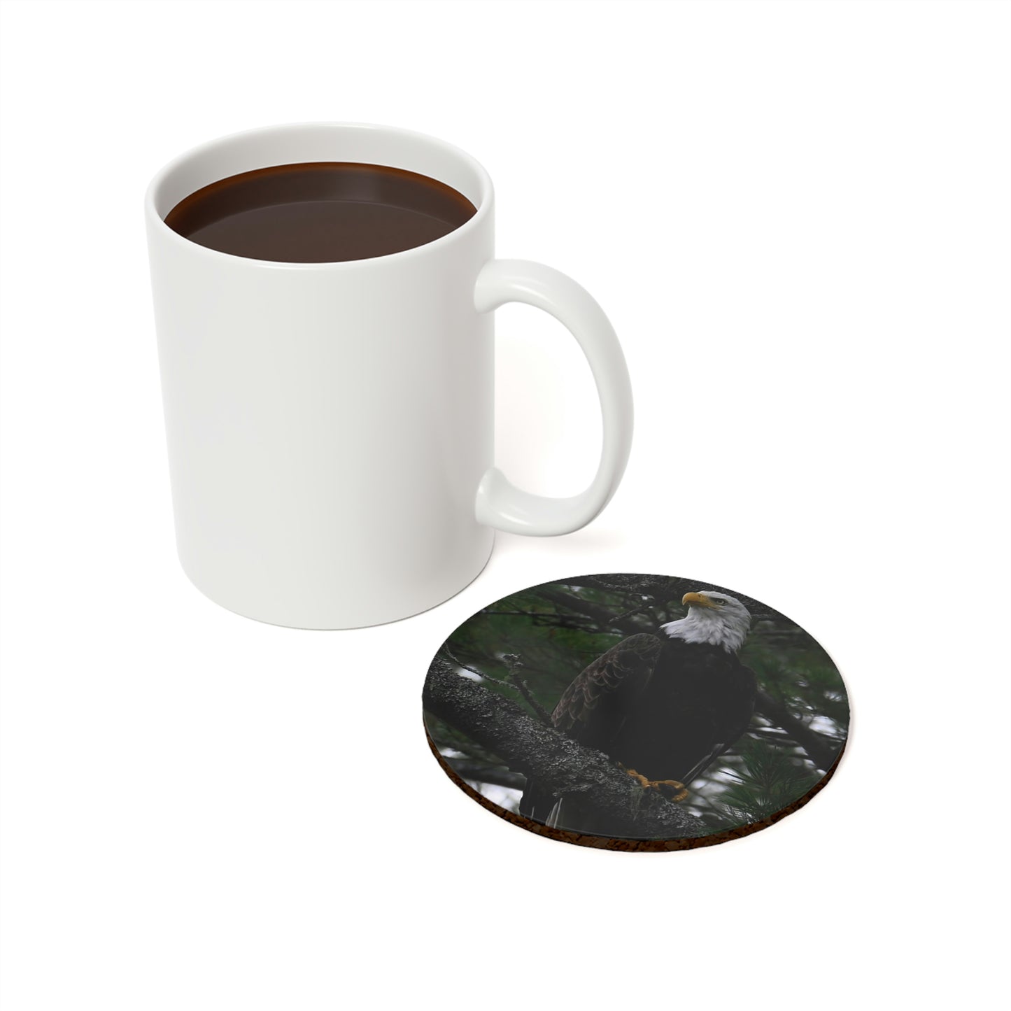 Cork Back Coaster - American Eagle