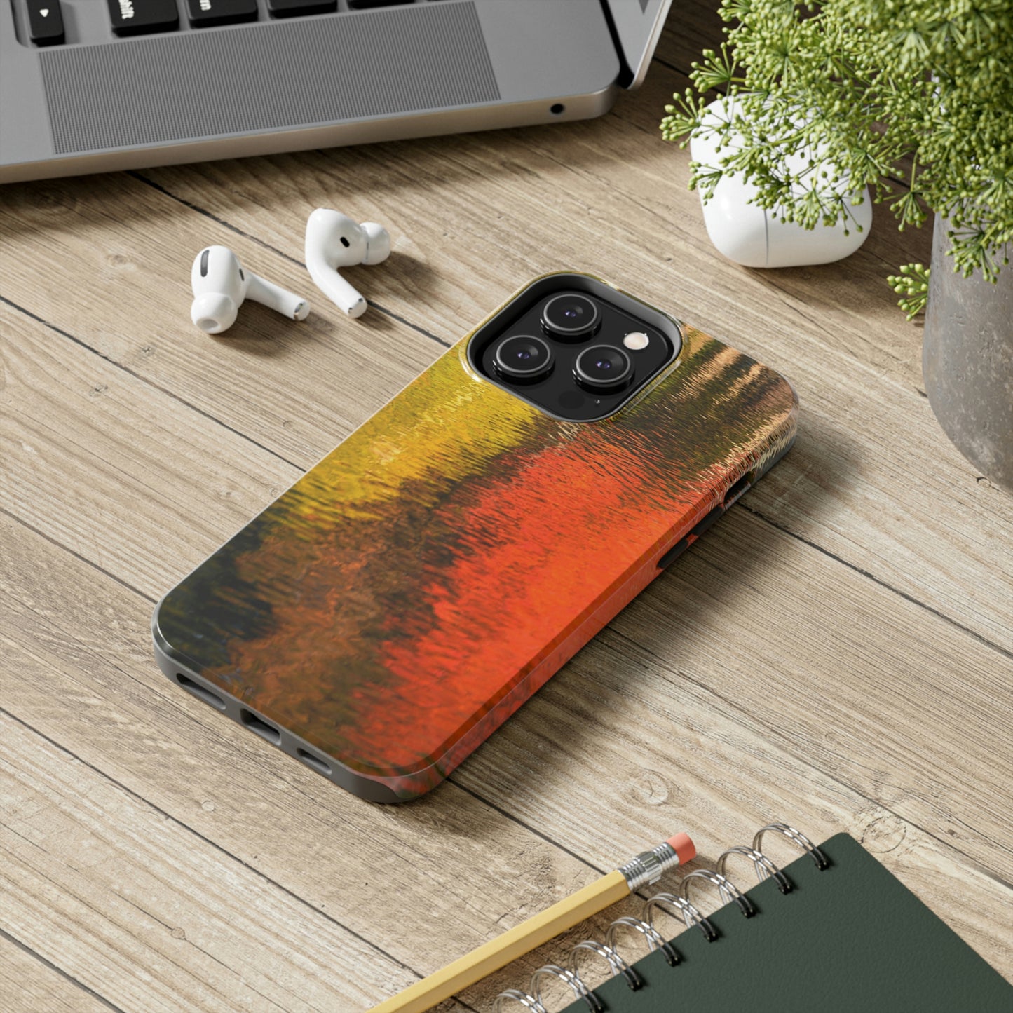 Impact Resistant Phone Case - Reflections of Autumn