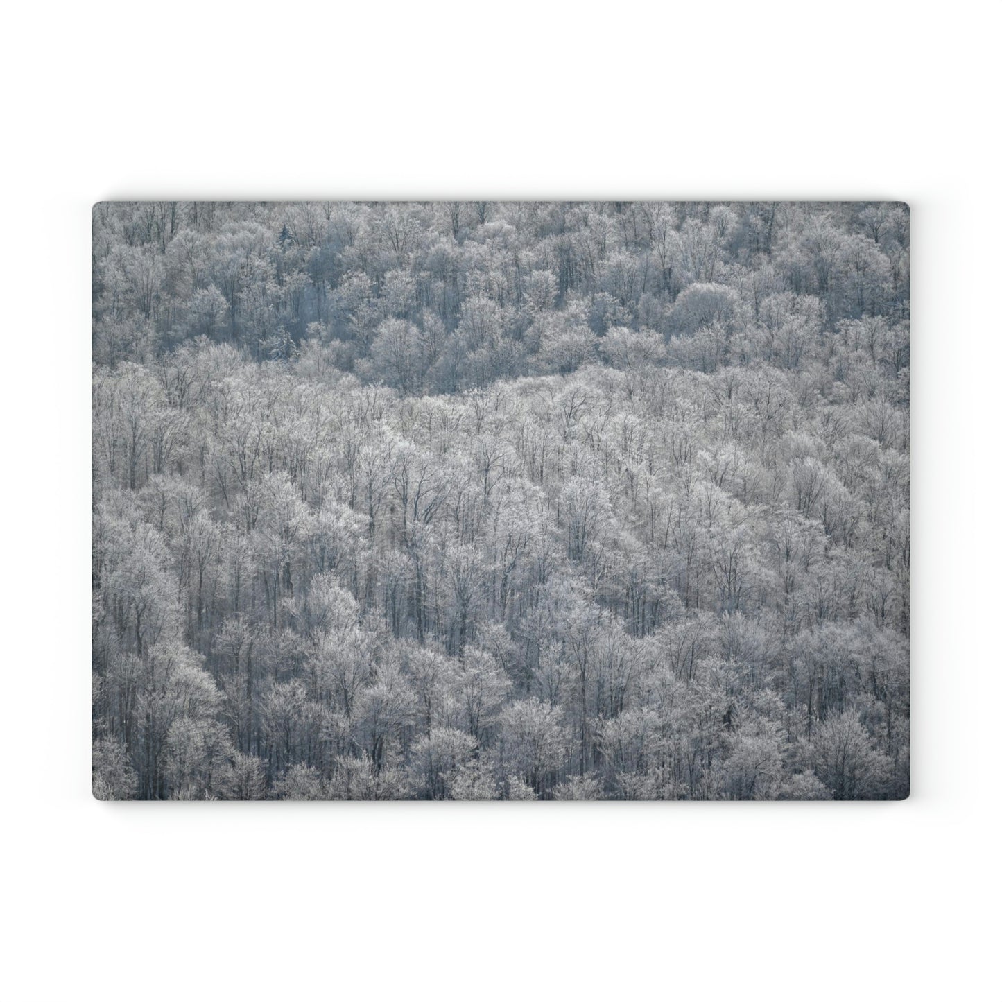 Glass Cutting Board - Frozen Trees