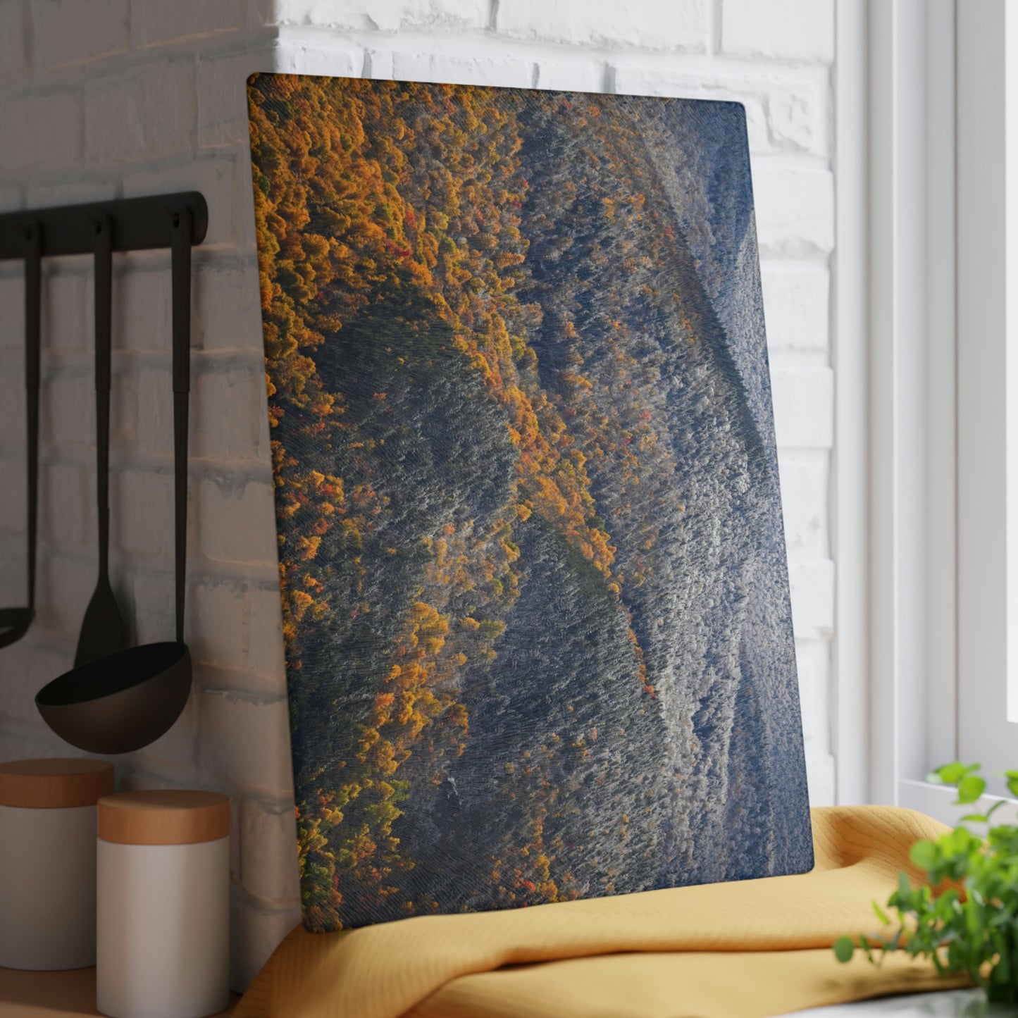Glass Cutting Board - Seasons Collide