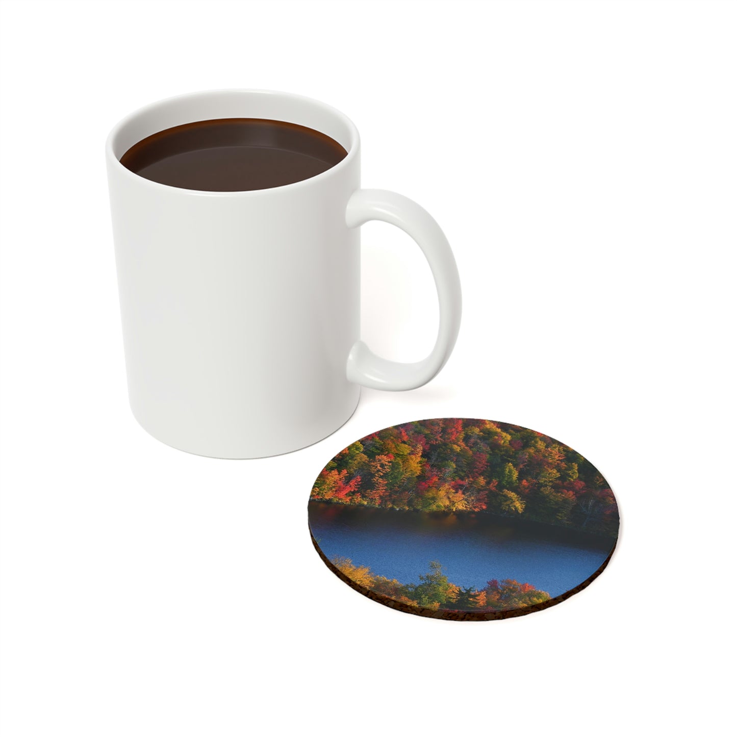 Cork Back Coaster - Peak Foliage
