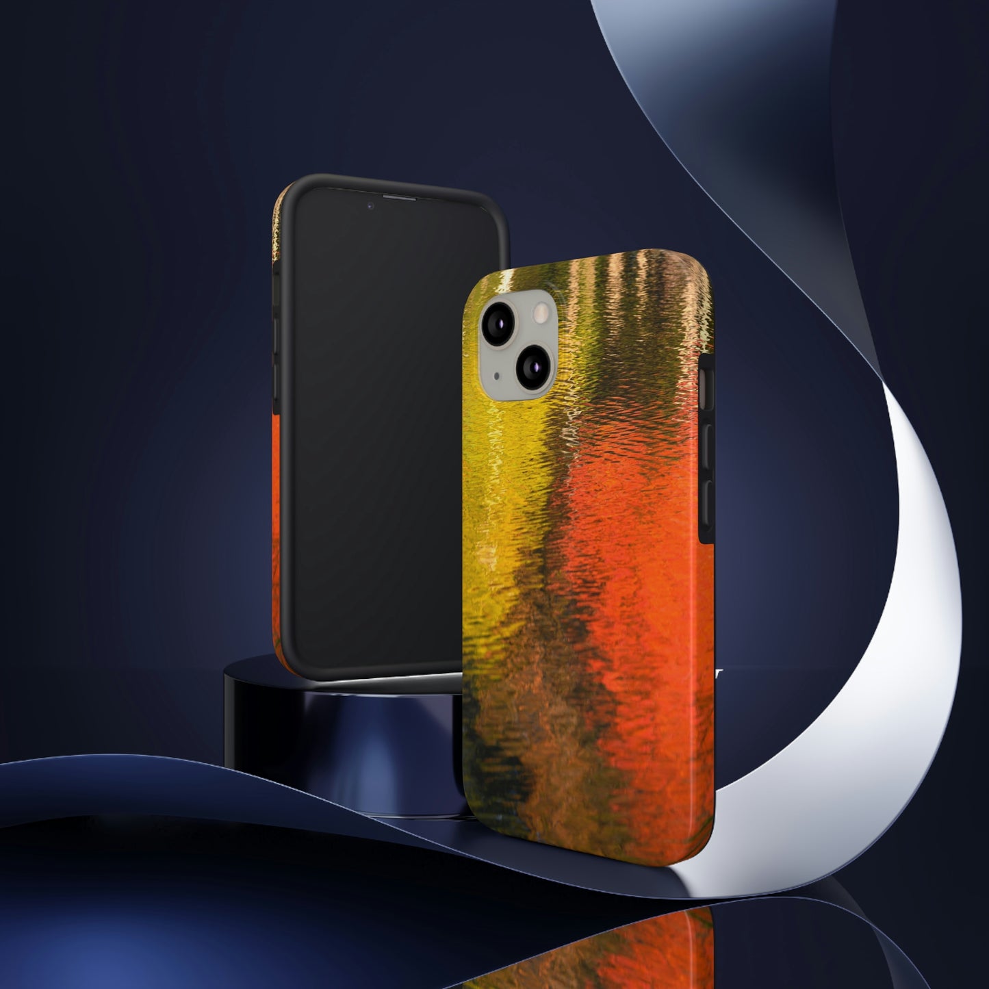 Impact Resistant Phone Case - Reflections of Autumn