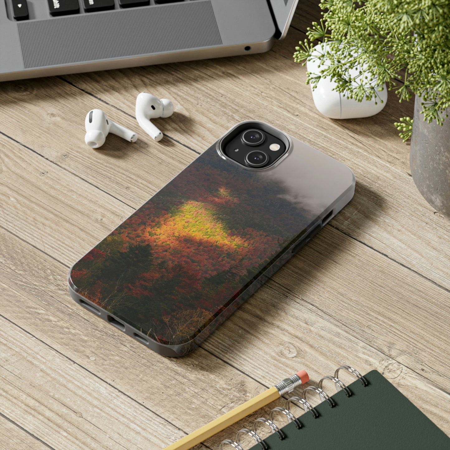 Impact Resistant Phone Case - Adirondack Fall Fog & Foliage