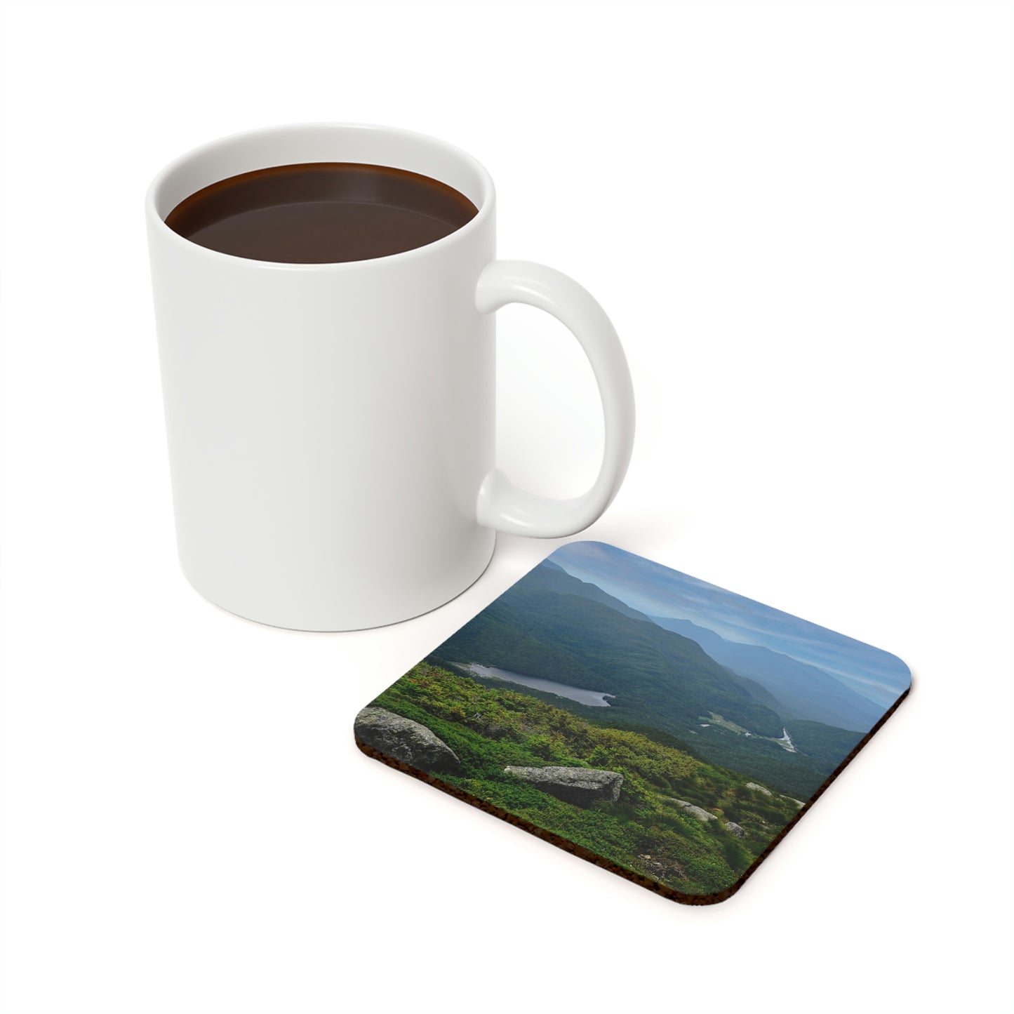 Cork Back Coaster - MacIntyre Range Views