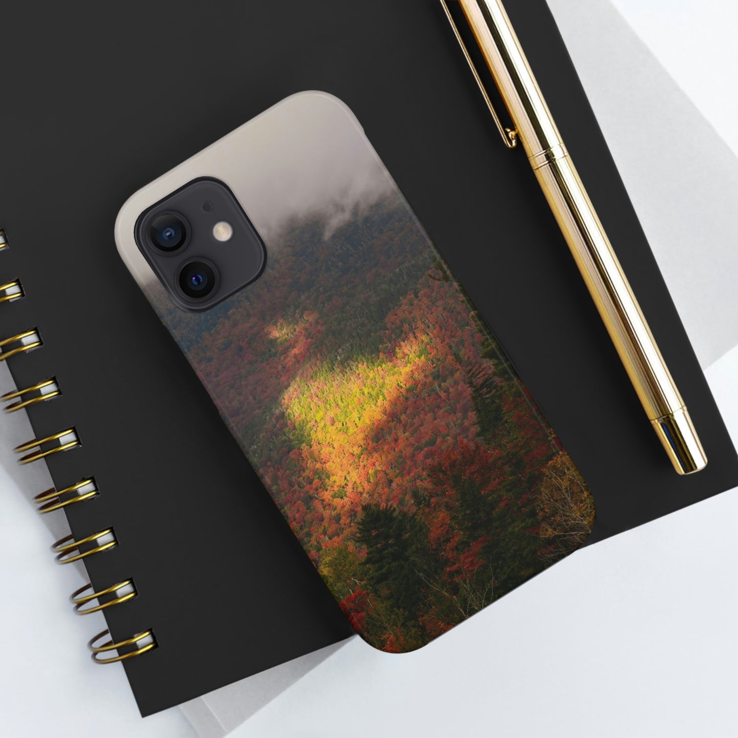 Impact Resistant Phone Case - Adirondack Fall Fog & Foliage
