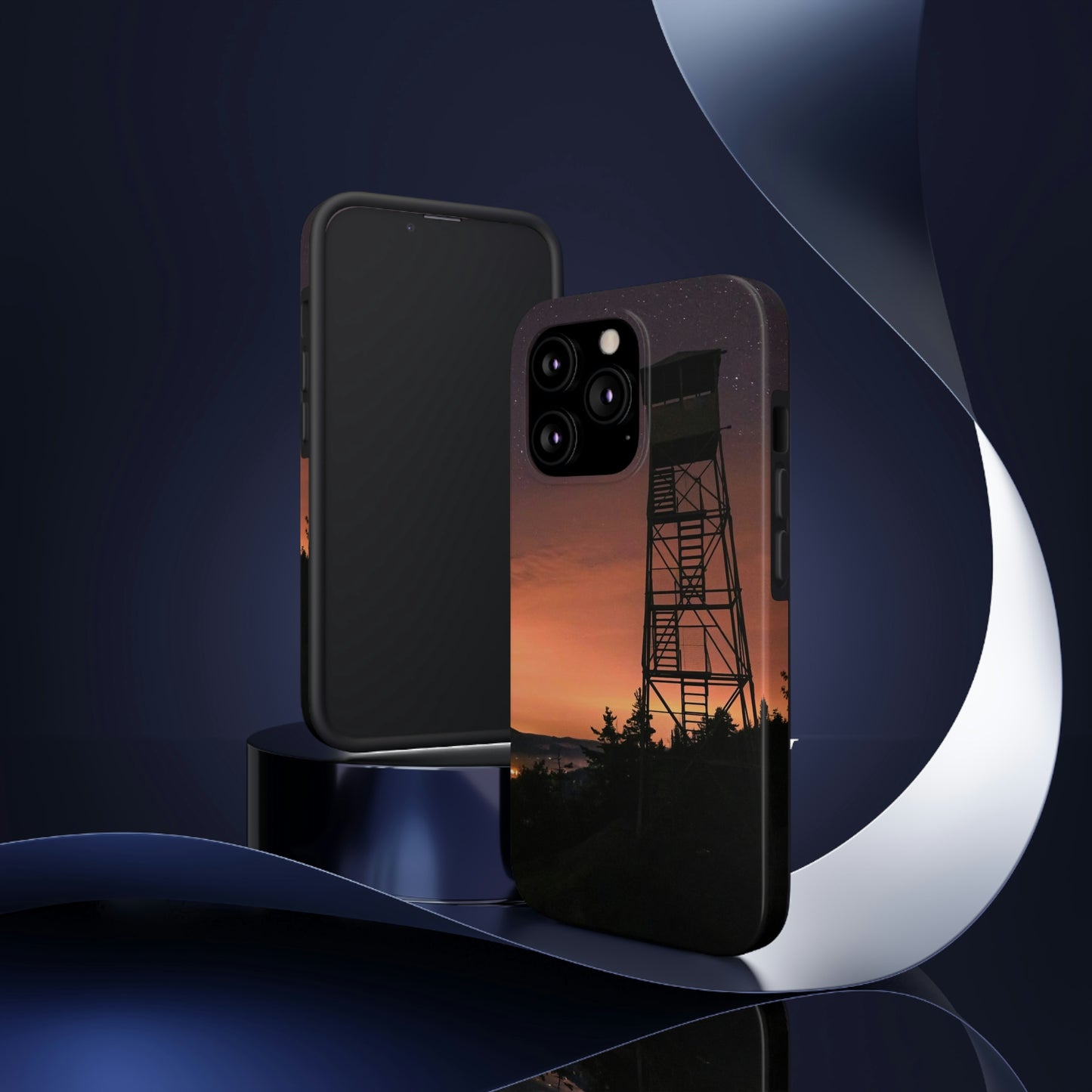 Impact Resistant Phone Case - Starry Night, Bald Mt.