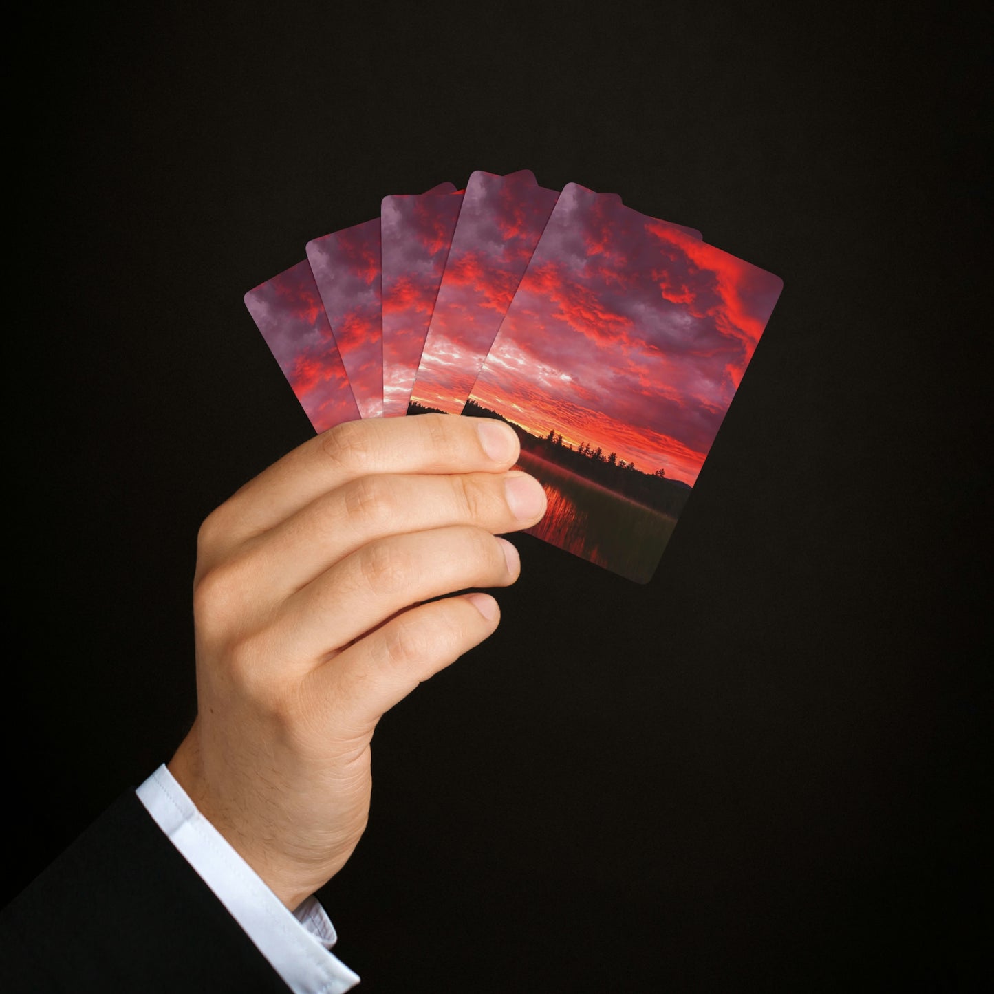 Playing Cards - Fire in the Sky