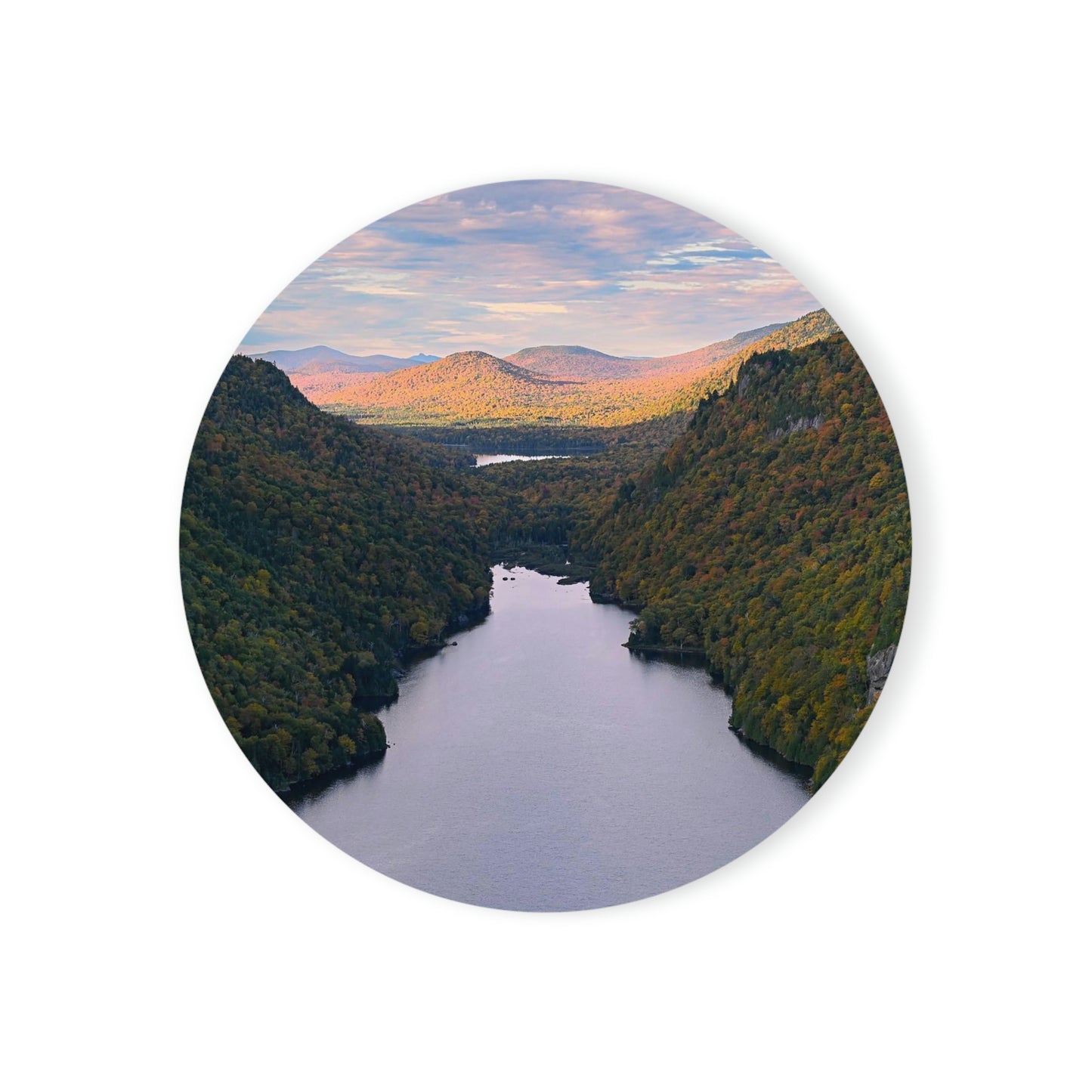 Cork Back Coaster - Indian Head Autumn Morning