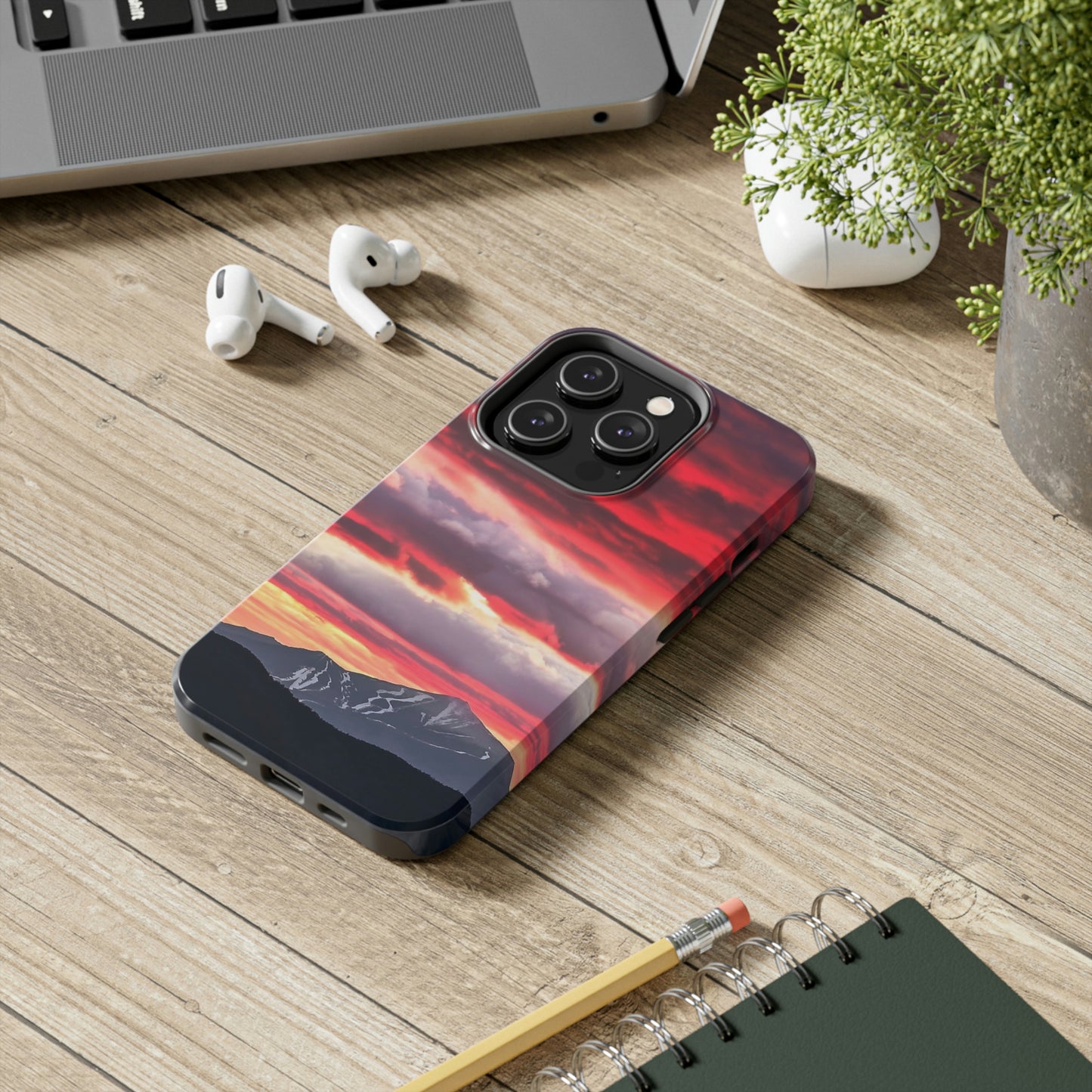 Impact Resistant Phone Case - Whiteface Mt. Sunset